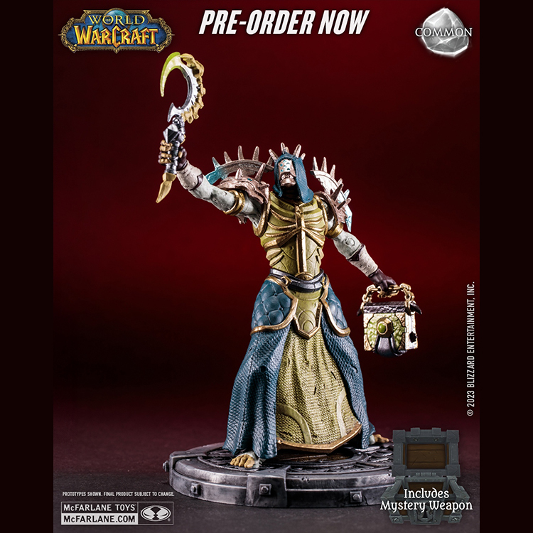 麥法蘭 魔獸世界 6吋 不死族 牧師 術士