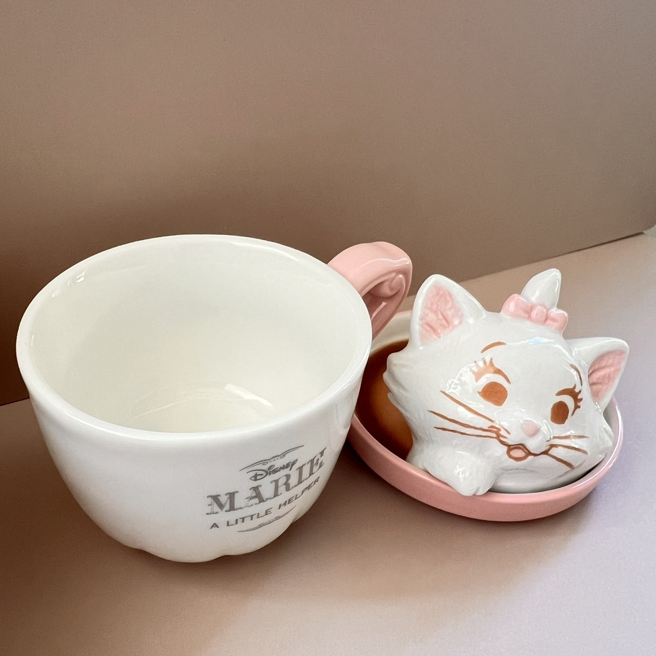 【現貨】迪士尼 瑪麗貓造型馬克杯