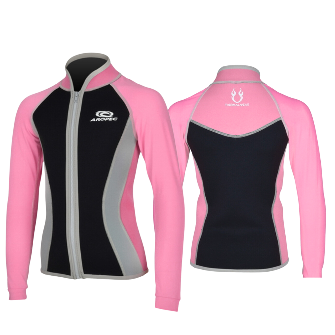 aropec 1.5mm Lycra 長袖保暖防寒/游泳夾克 兒童款