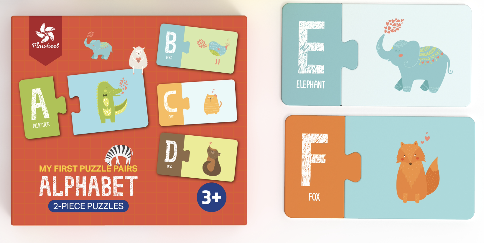 字母雙面趣味拼圖