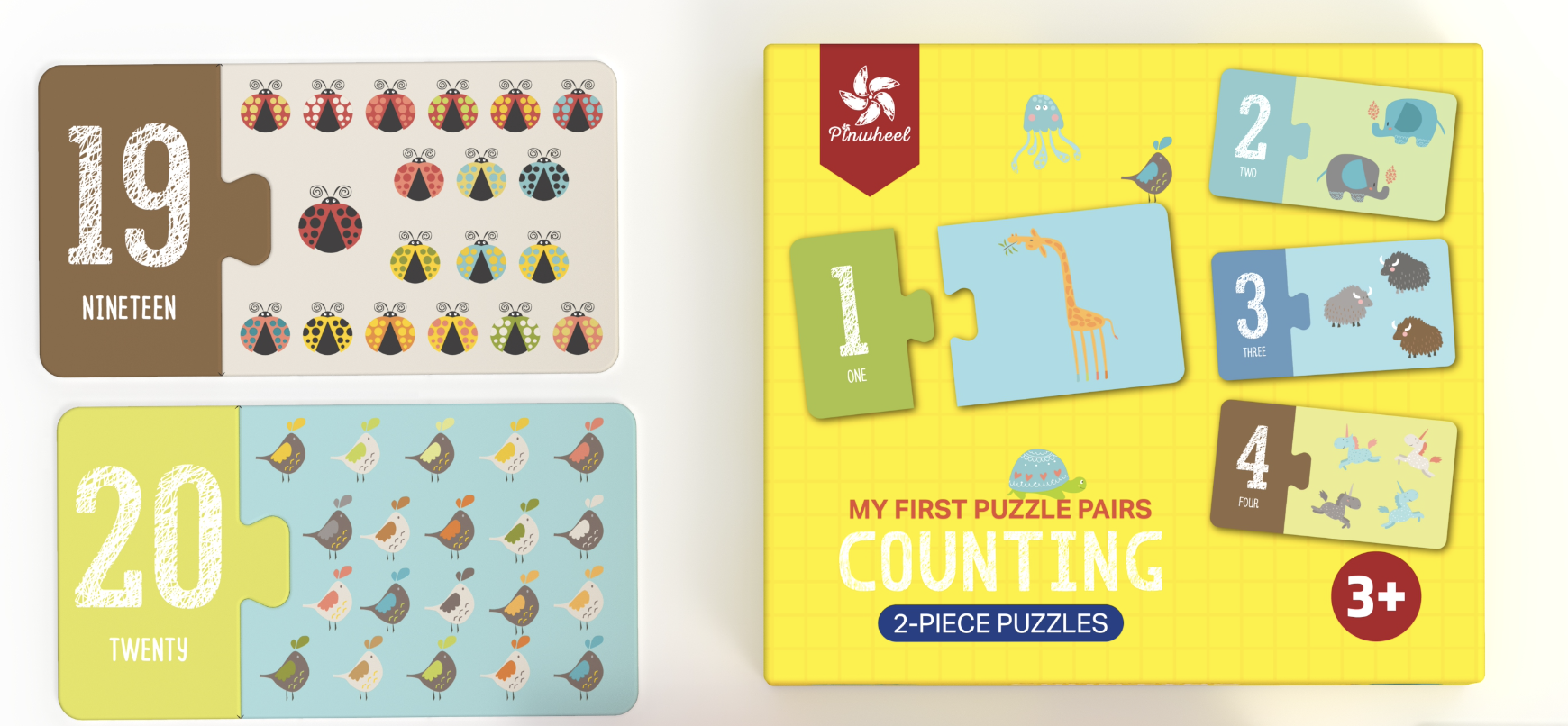 數字雙面趣味拼圖