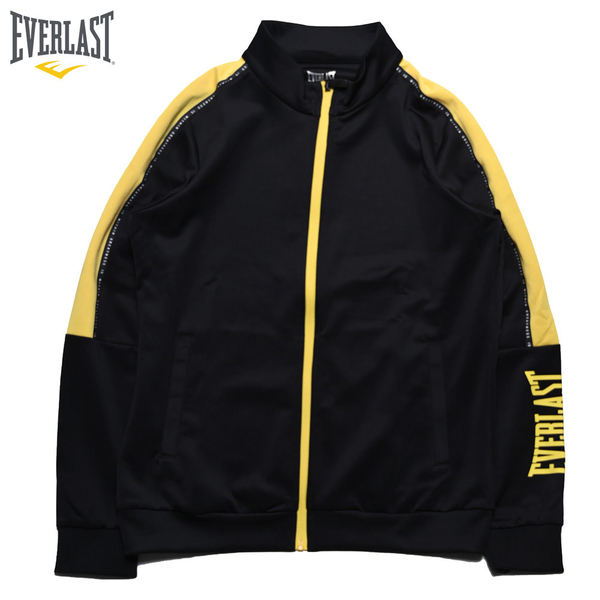EVERLAST 外套 黑黃 休閒 立領 教練外套 女 4052110420
