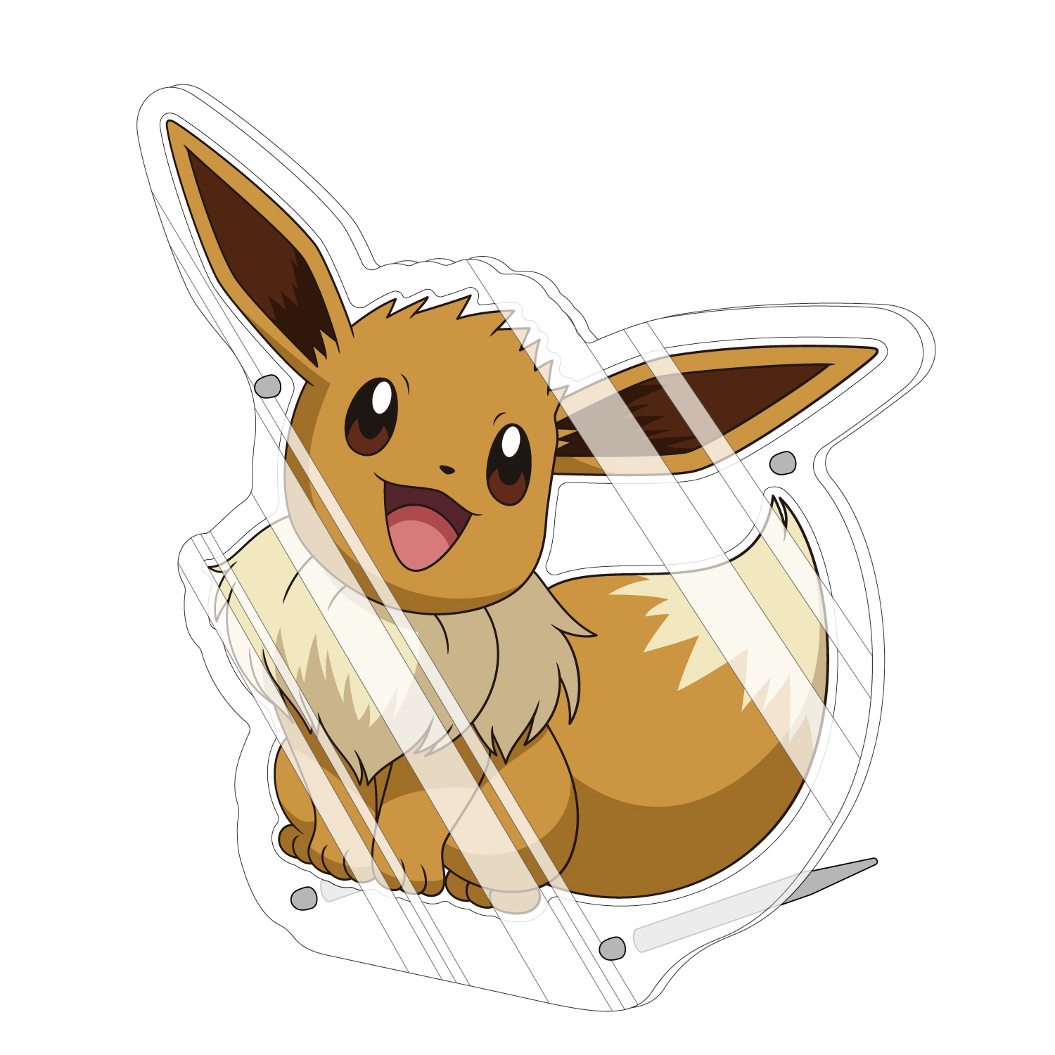 寶可夢經典木拼專用框