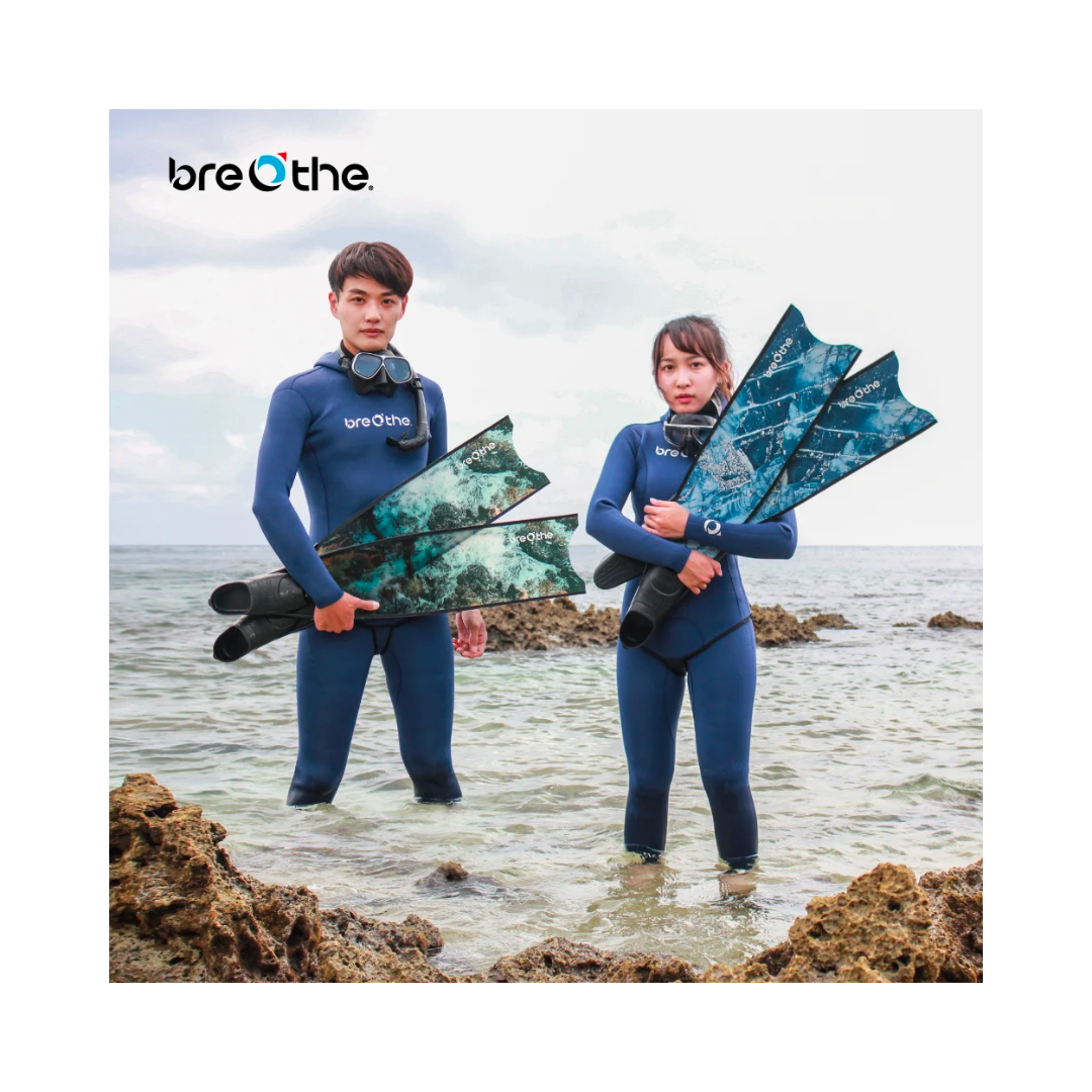 水呼吸Breathe 女款 3mm超彈雙面穿 自潛防寒下褲  黑/深藍