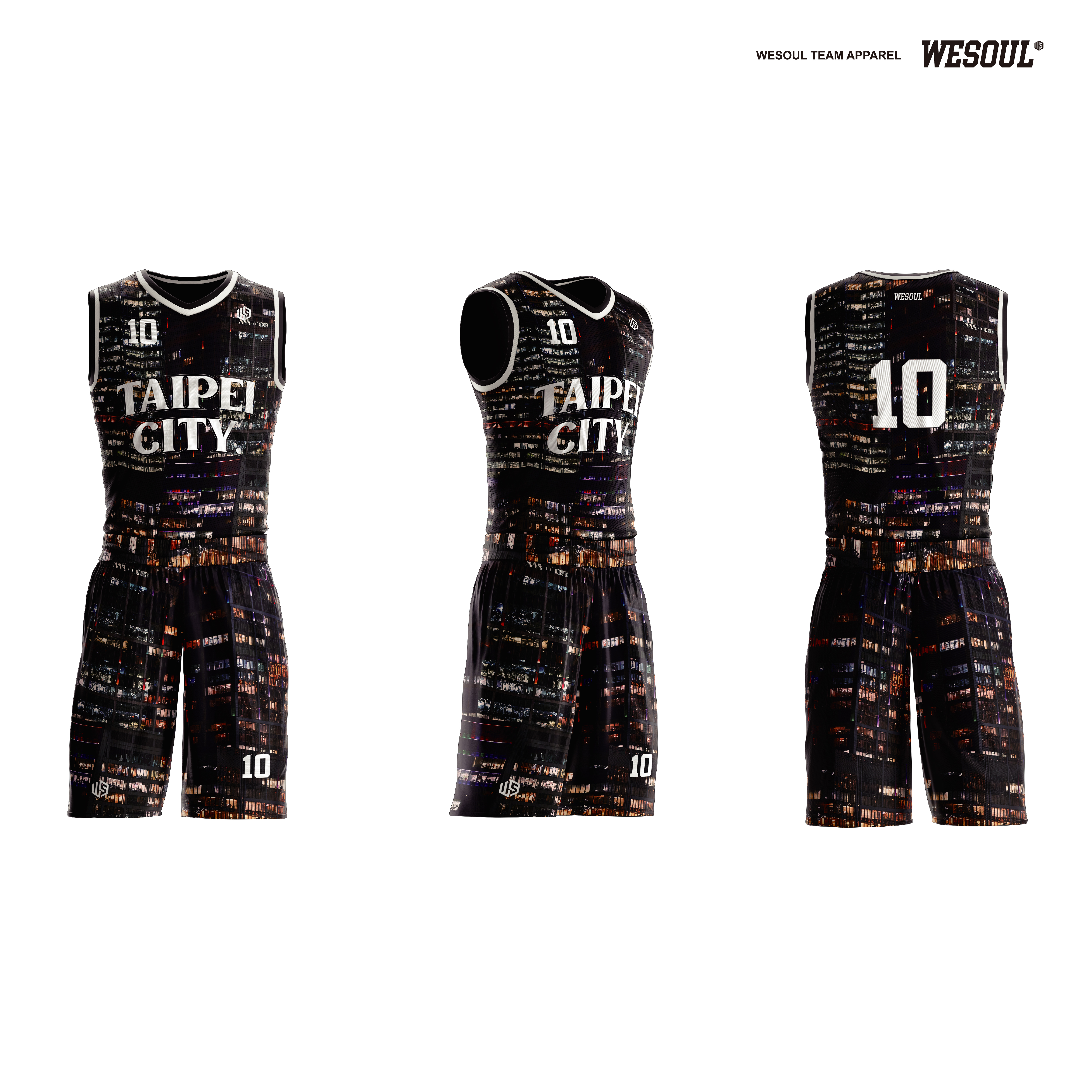 【WESOUL】W1220921 全客製城市籃球服（台北）/ 客製隊徽，號碼，姓名不加價 / 球衣