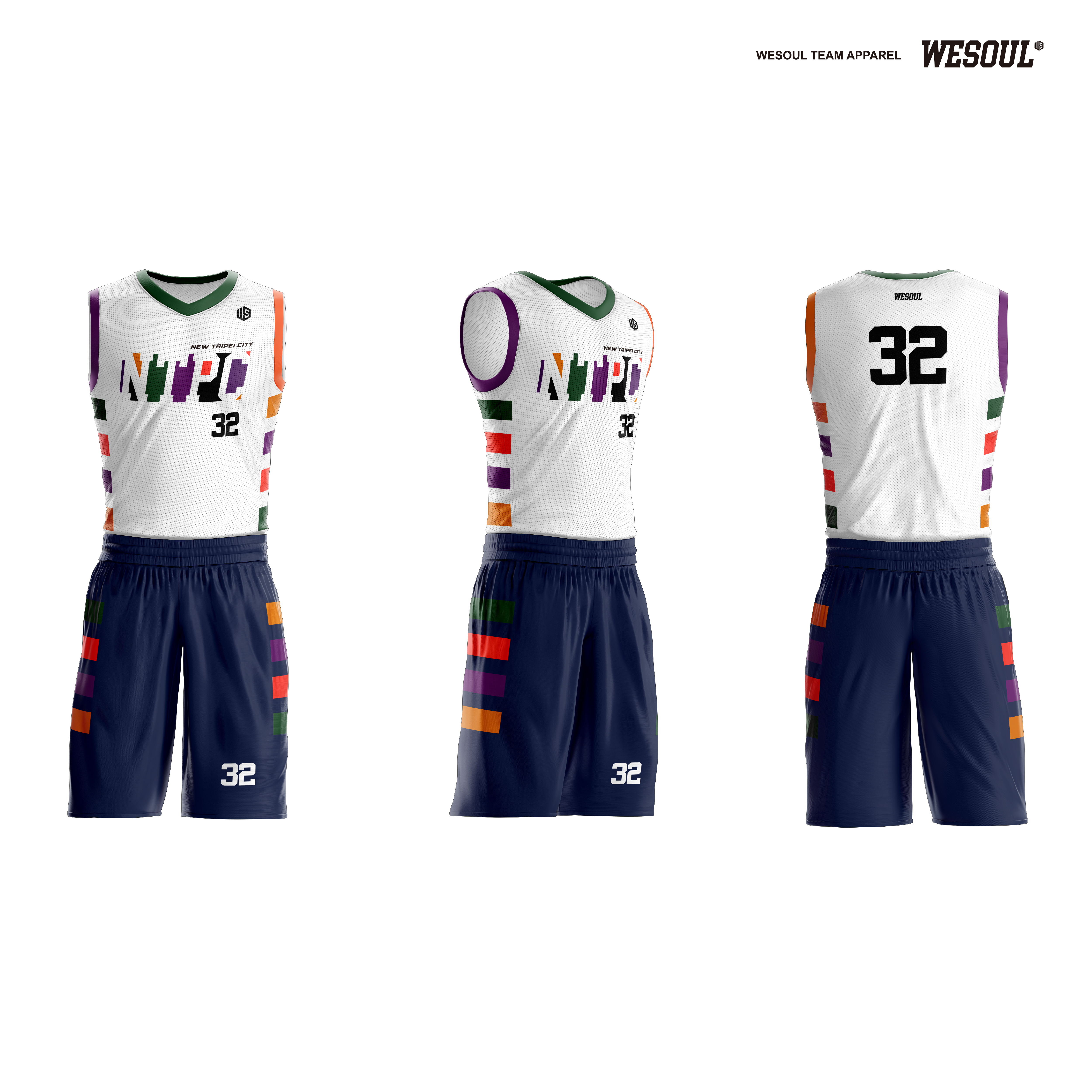 【WESOUL】W1220949 全客製城市籃球服（新北）/ 客製隊徽，號碼，姓名不加價 / 球衣