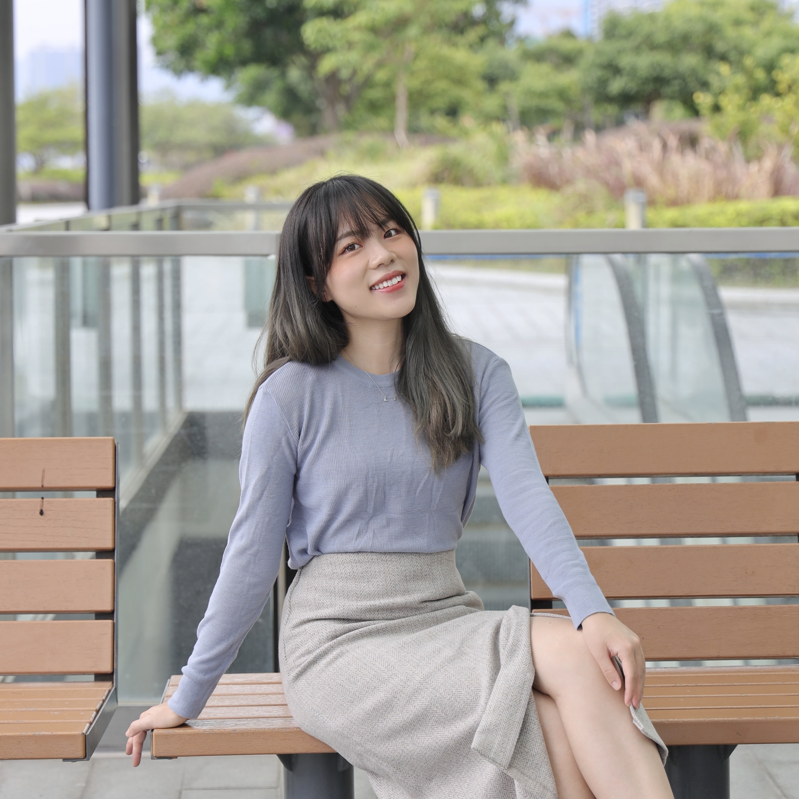 ||TOP433||秋薄針織圓領BASIC TOP