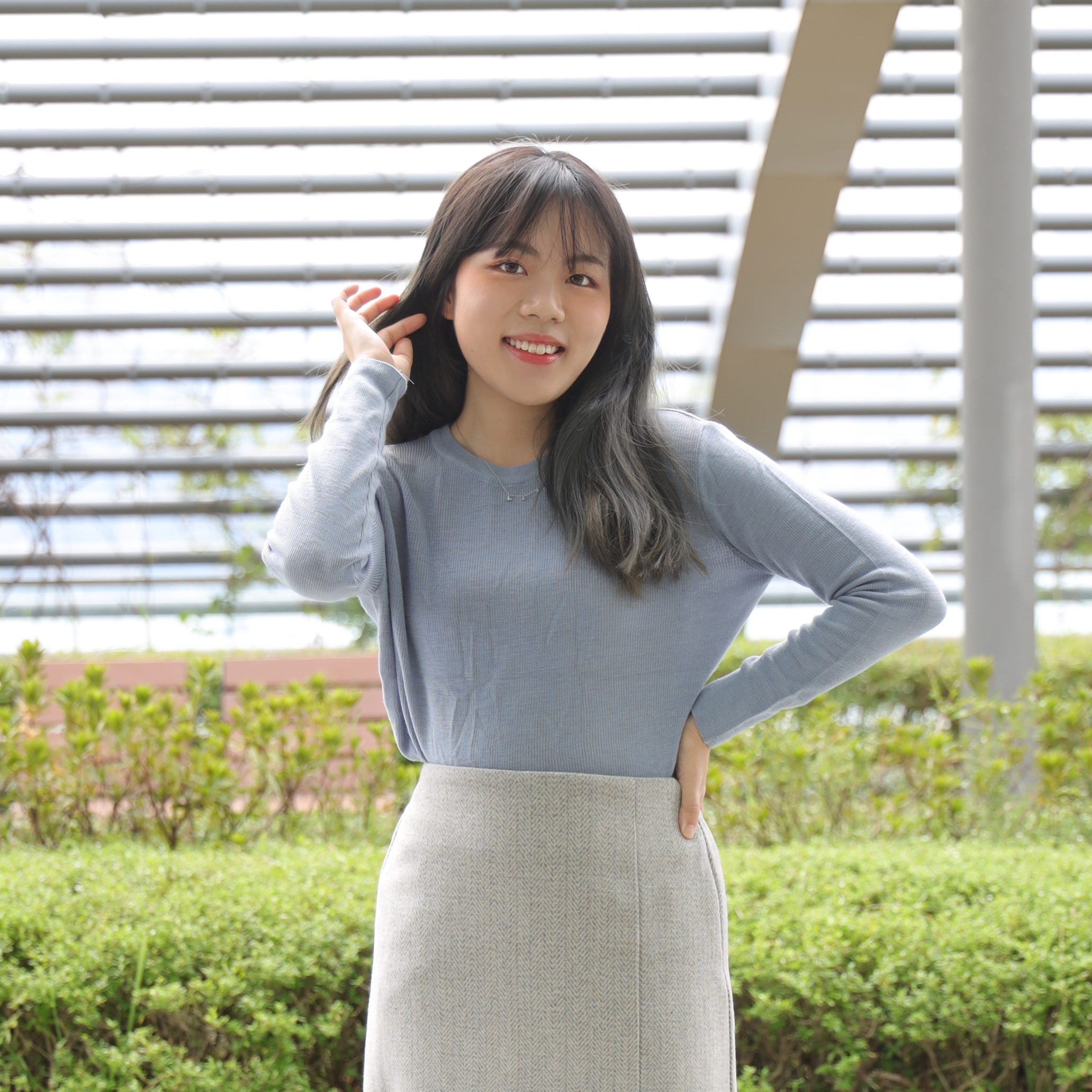 ||TOP433||秋薄針織圓領BASIC TOP