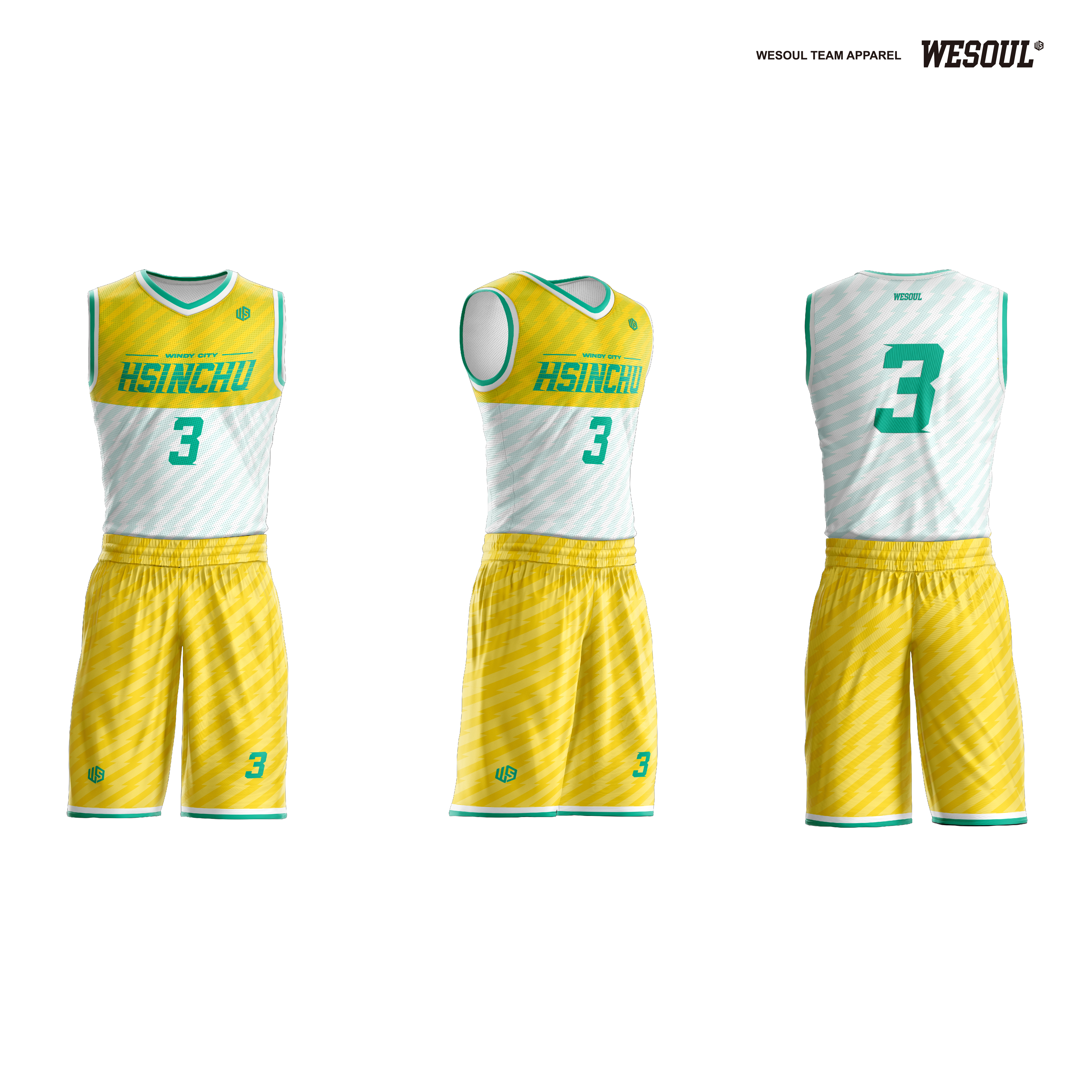 【WESOUL】W12201009 全客製城市籃球服（新竹）/ 客製隊徽，號碼，姓名不加價 / 球衣