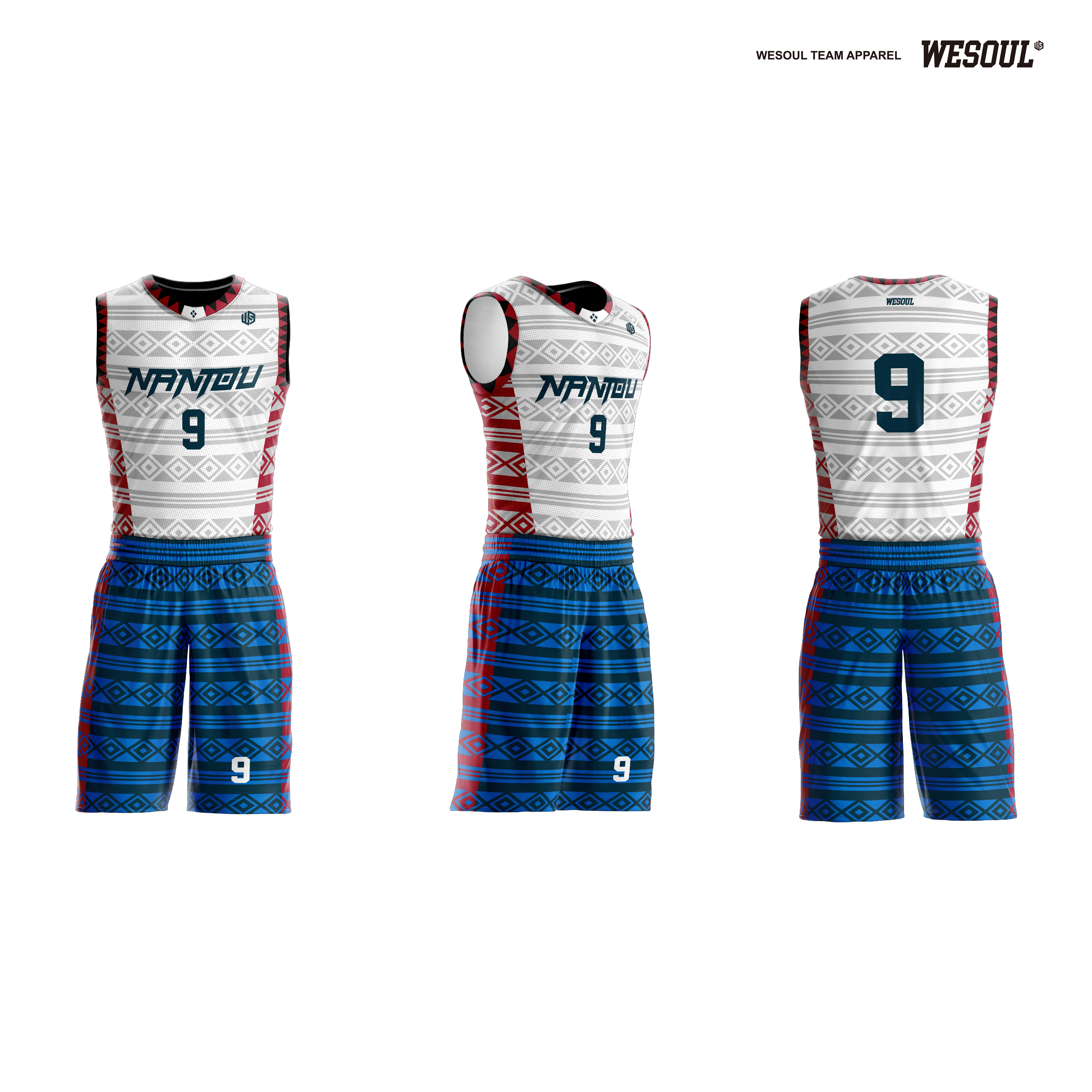 【WESOUL】W12201016 全客製城市籃球服（南投）/ 客製隊徽，號碼，姓名不加價 / 球衣
