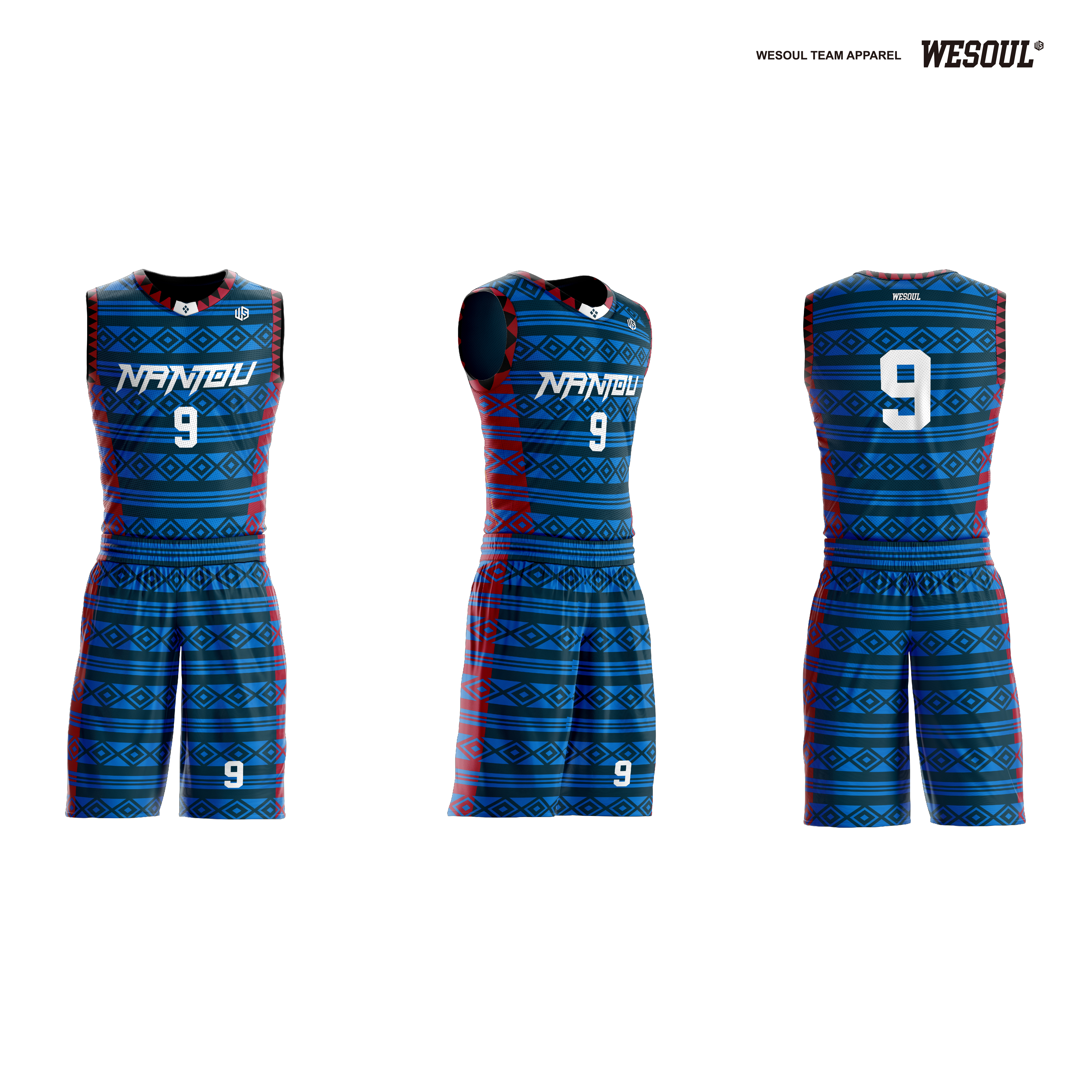 【WESOUL】W12201016 全客製城市籃球服（南投）/ 客製隊徽，號碼，姓名不加價 / 球衣