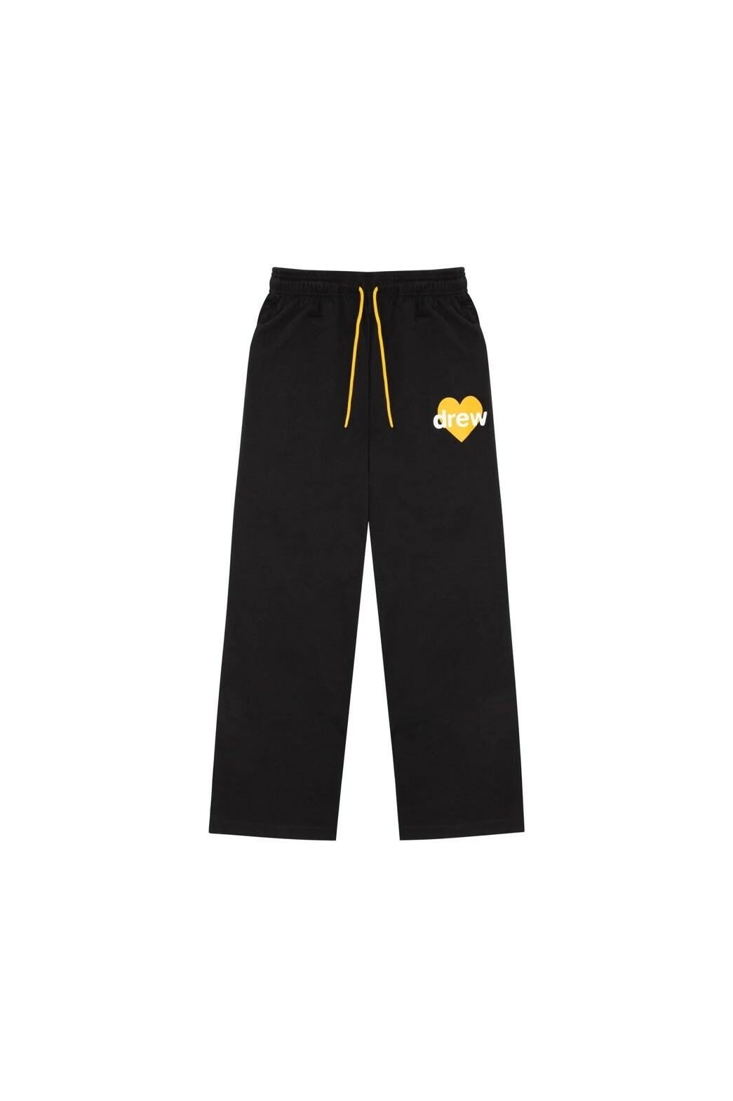 Drew House 黑黃愛心Logo 長褲