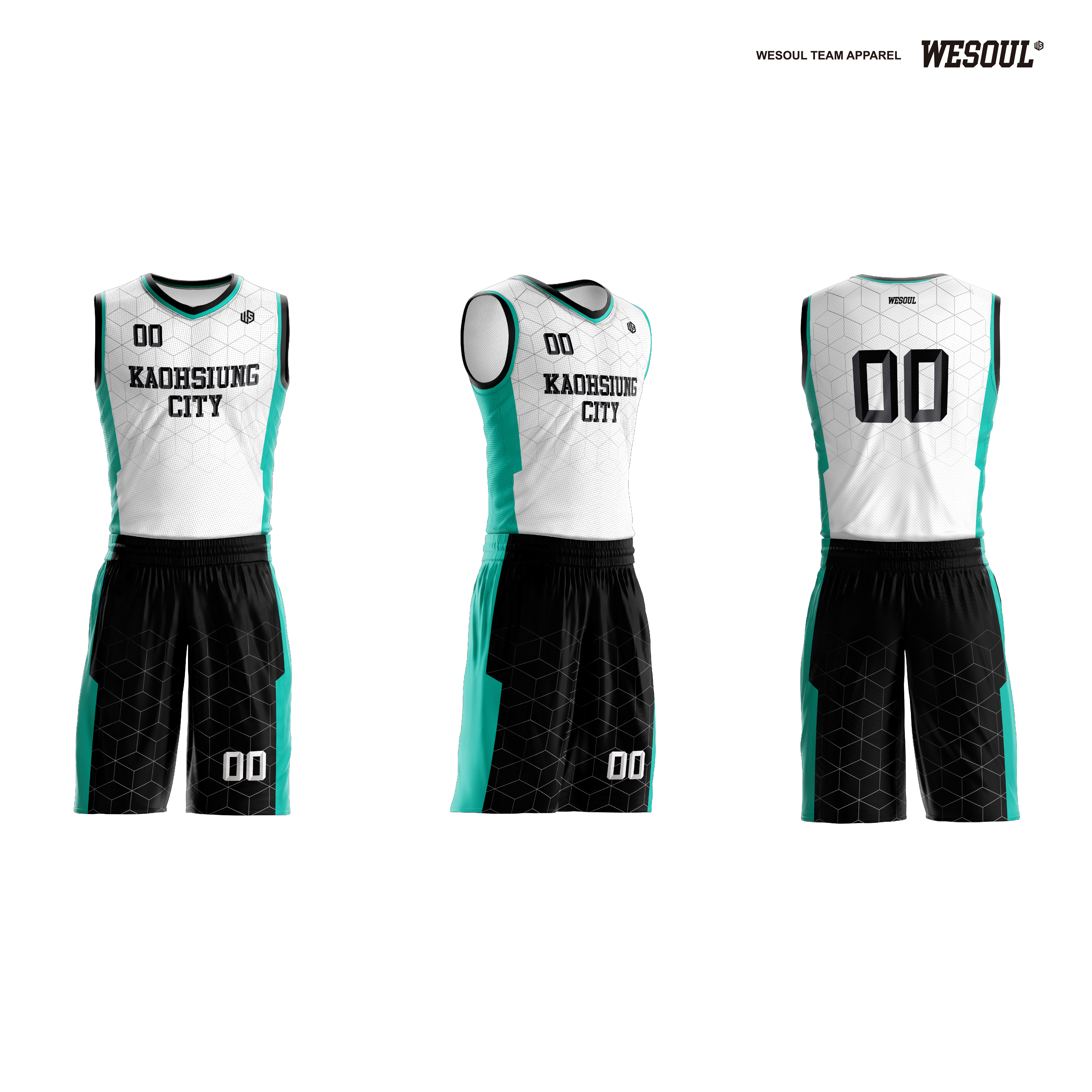 【WESOUL】W12201132 全客製城市籃球服（高雄）/ 客製隊徽，號碼，姓名不加價 / 球衣