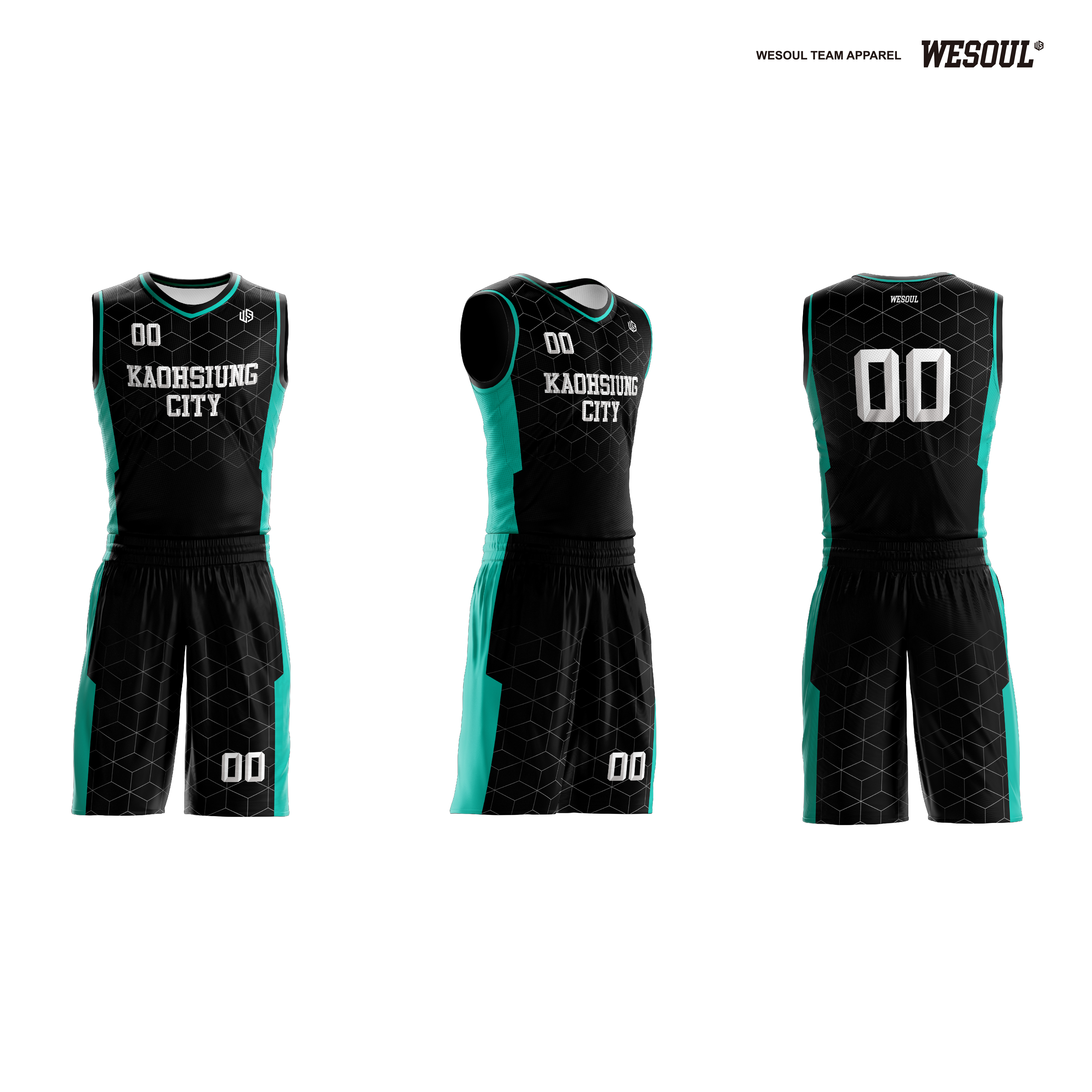 【WESOUL】W12201132 全客製城市籃球服（高雄）/ 客製隊徽，號碼，姓名不加價 / 球衣