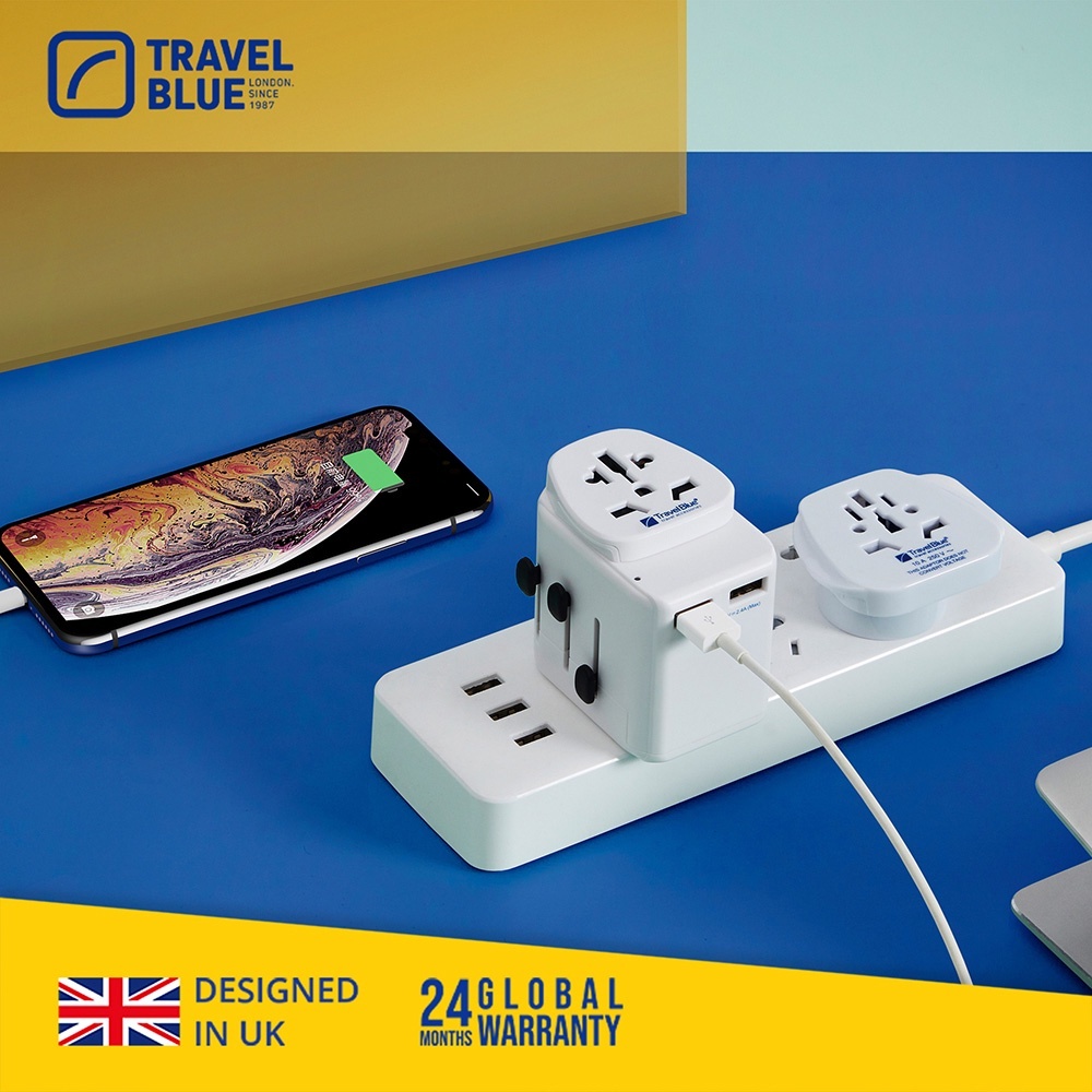 【Travel Blue 藍旅】世界轉歐洲 旅行轉接插頭