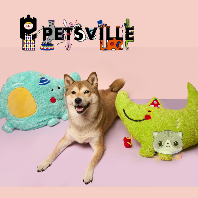 Petsville Elephant Pillow