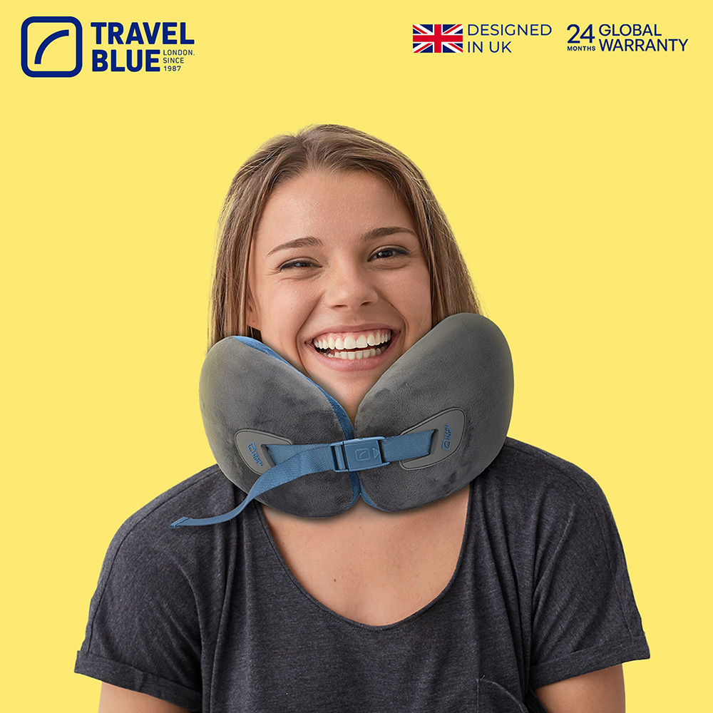 【Travel Blue 藍旅】 豪華舒適頸枕 頭等艙等級 低調奢華 - 4色可選