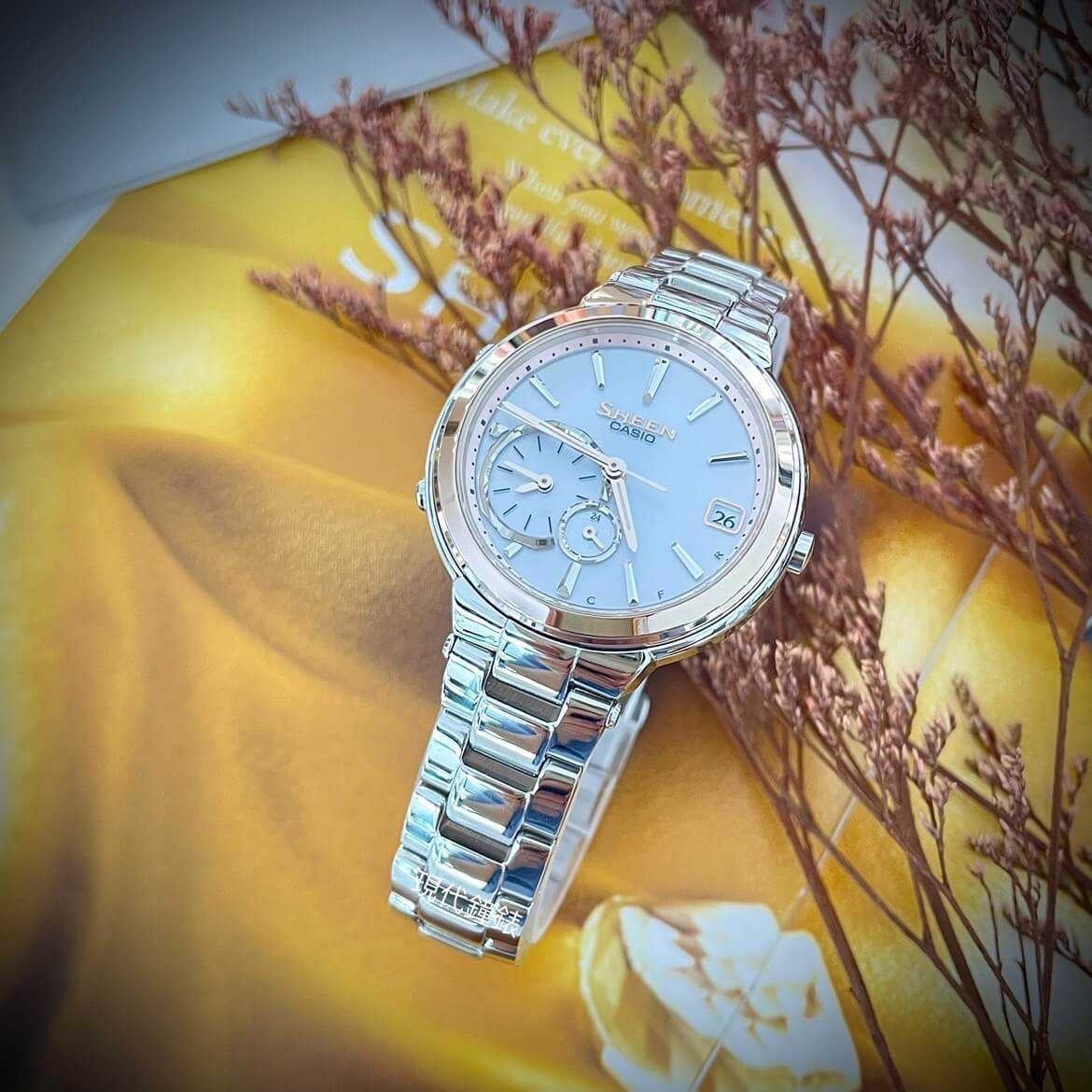 【CASIO 卡西歐】SHEEN系列腕錶 SHB-200SG-7A 34mm 現代鐘錶