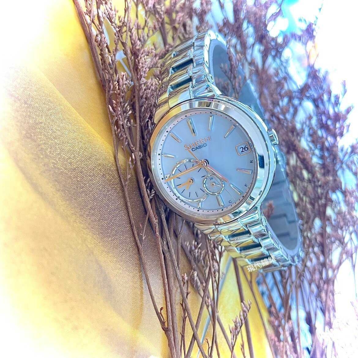 【CASIO 卡西歐】SHEEN系列腕錶 SHB-200SG-7A 34mm 現代鐘錶