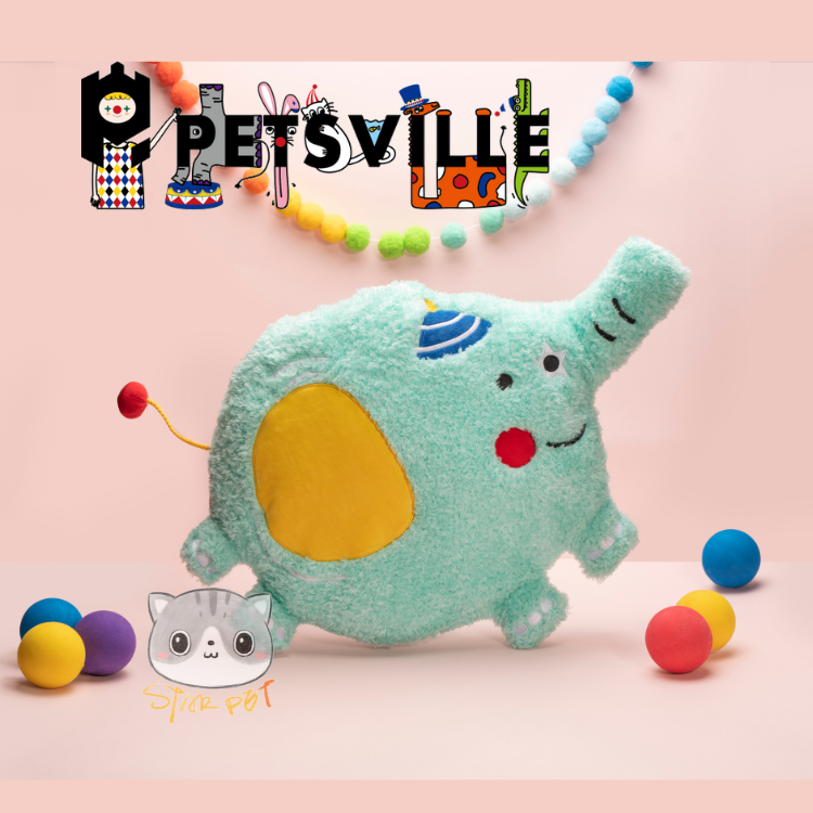 Petsville Elephant Pillow