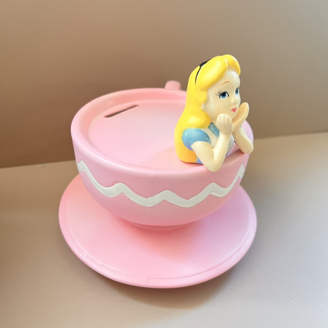 【現貨】迪士尼 愛麗絲造型存錢筒