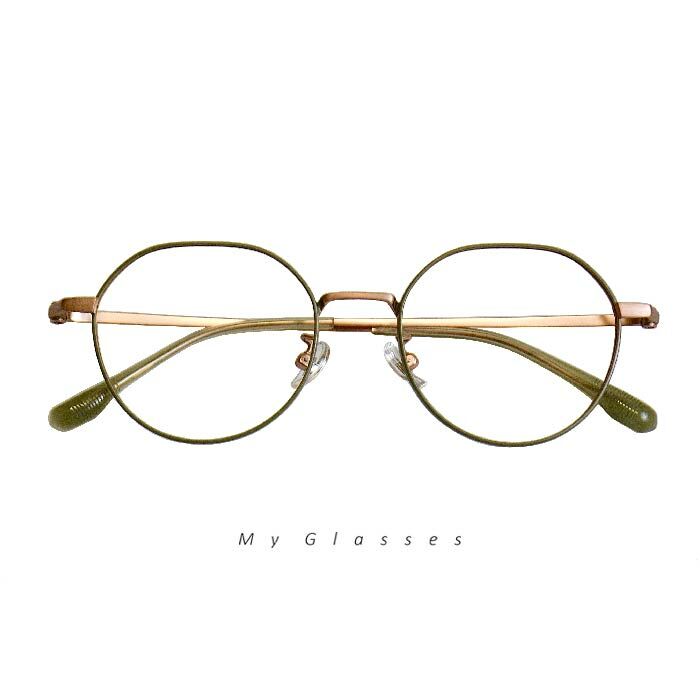 C350鈦金屬霧面圓框