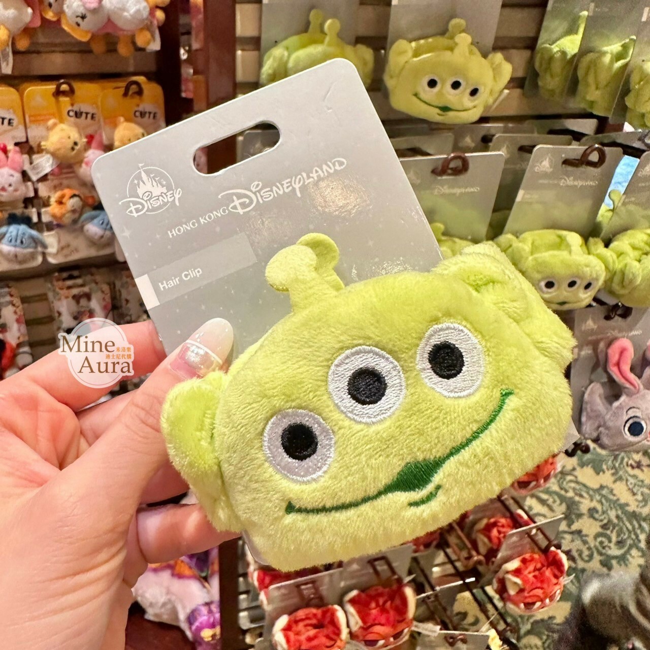 三眼怪 Alien 絨毛 造型 髮夾 髮抓 玩具總動員 Toy Story -香港迪士尼樂園