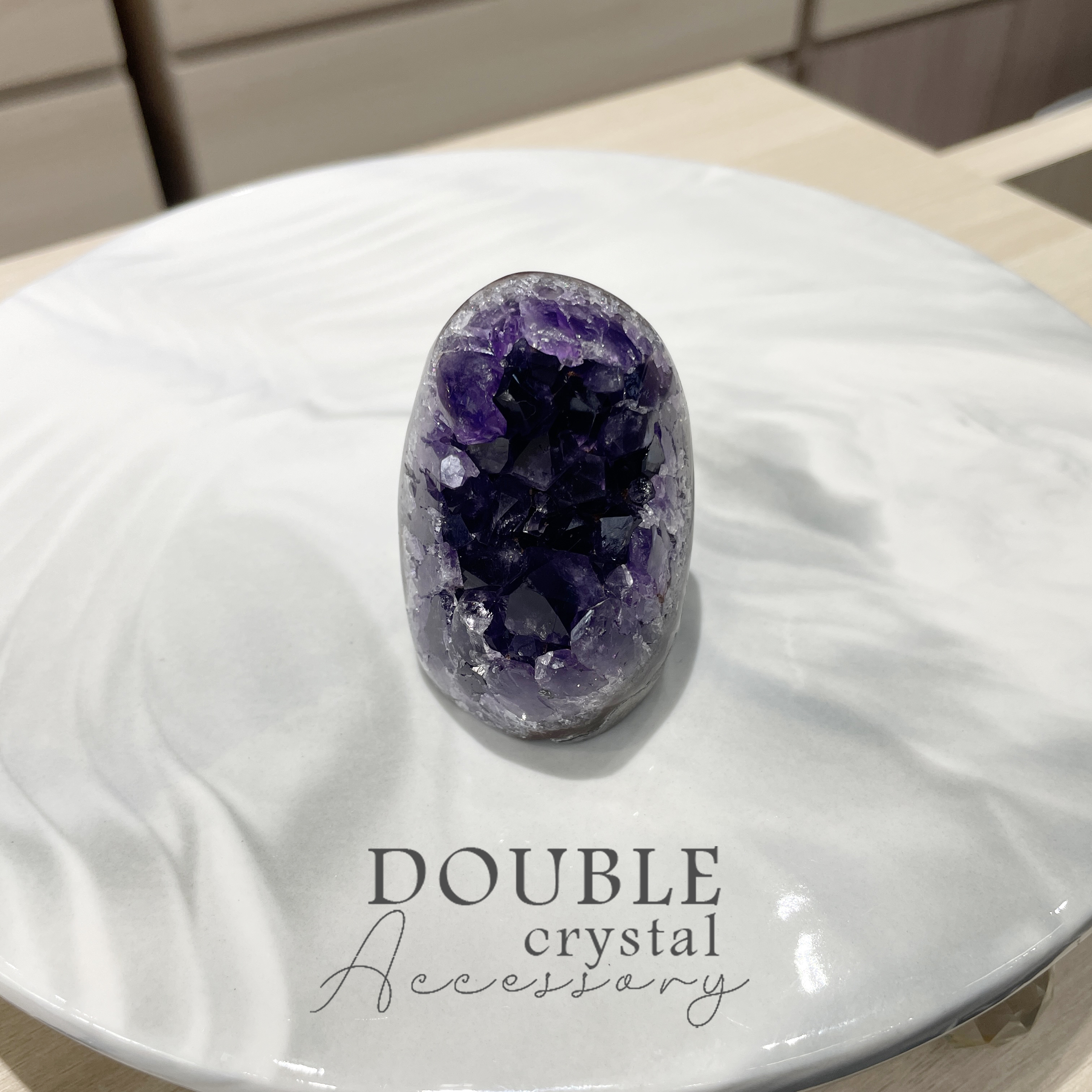 ☽◌*消磁神器紫晶鎮／烏黑 E09