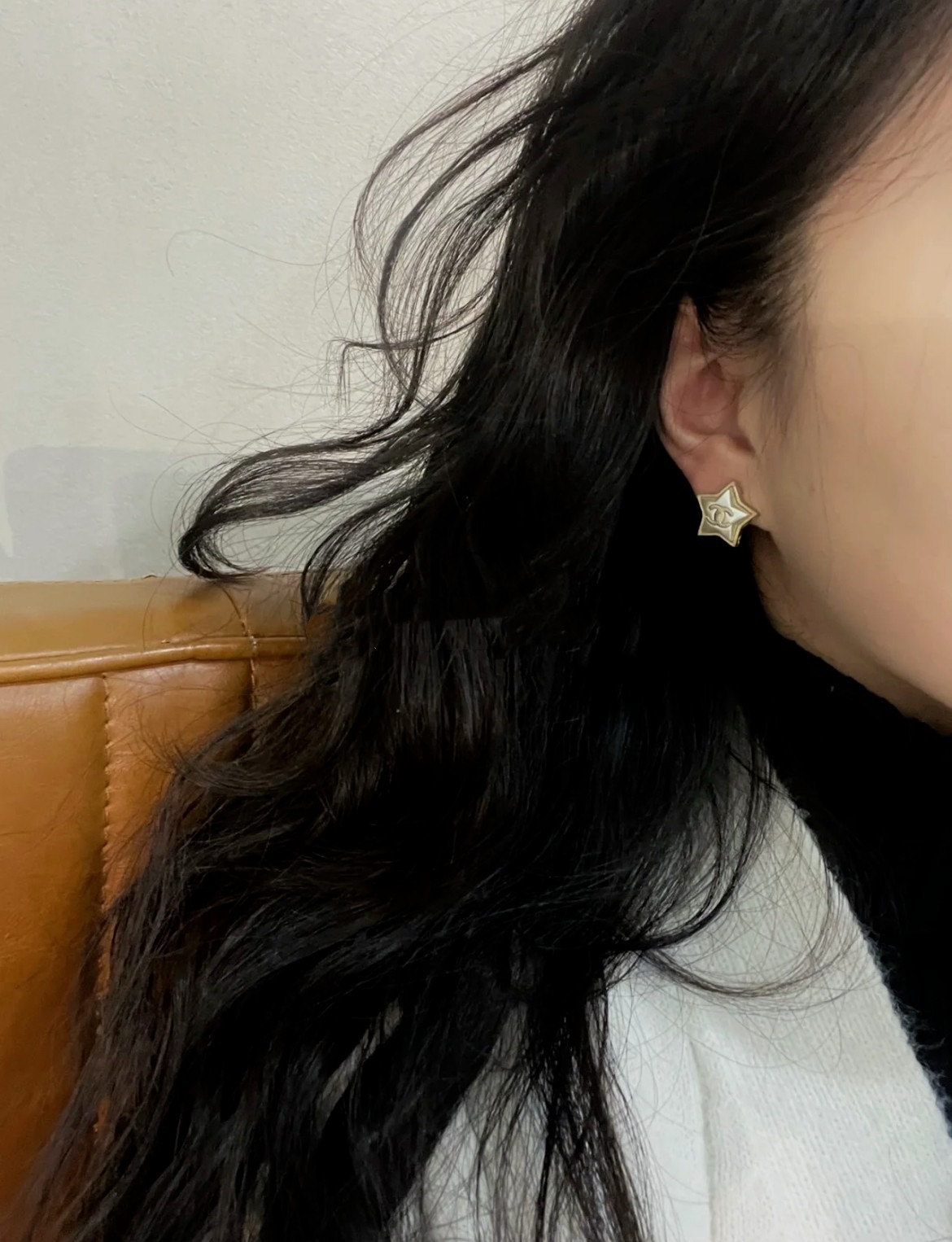 香奶奶白金銀夢幻星星 翻玩耳釘