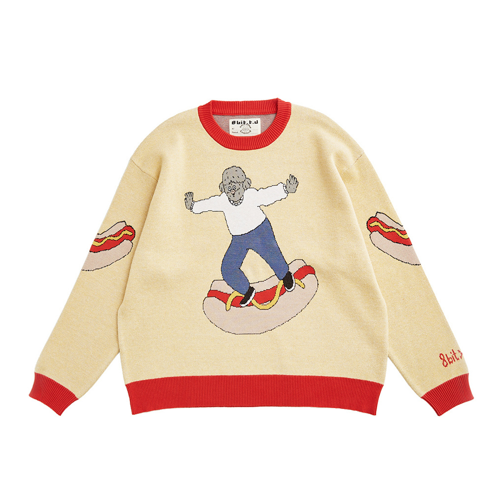 [Megumi Yamazaki] Ride On Hotdog Long Sleeves Top