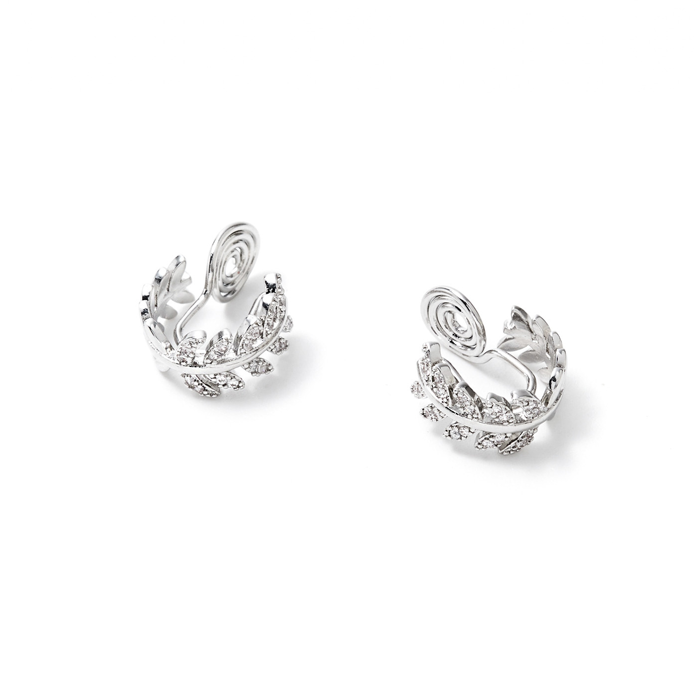 平價飾品,葉子,無耳洞,夾式耳環