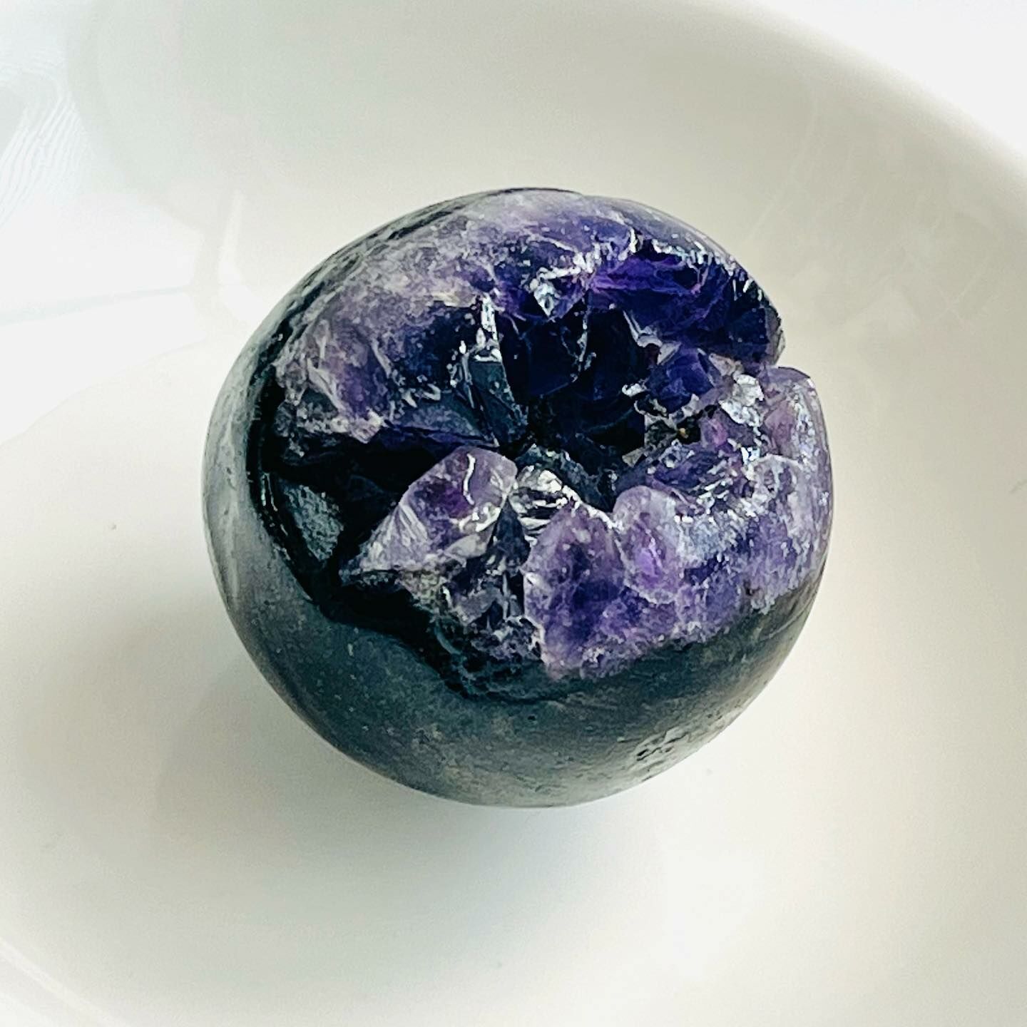 [原石] 高品 紫晶晶簇蛋