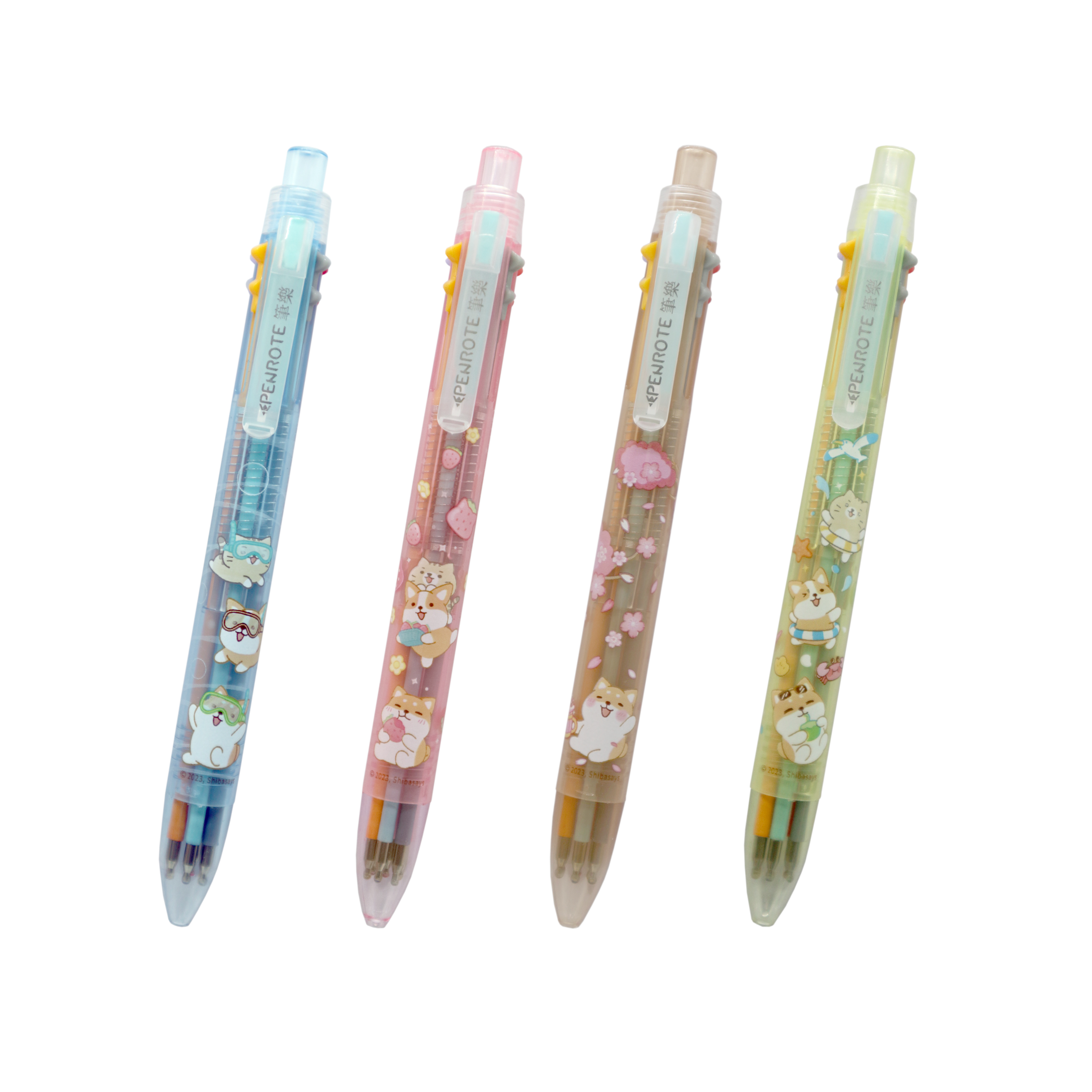 【PENROTE筆樂】柴語錄 6 色中油筆 0.5 mm