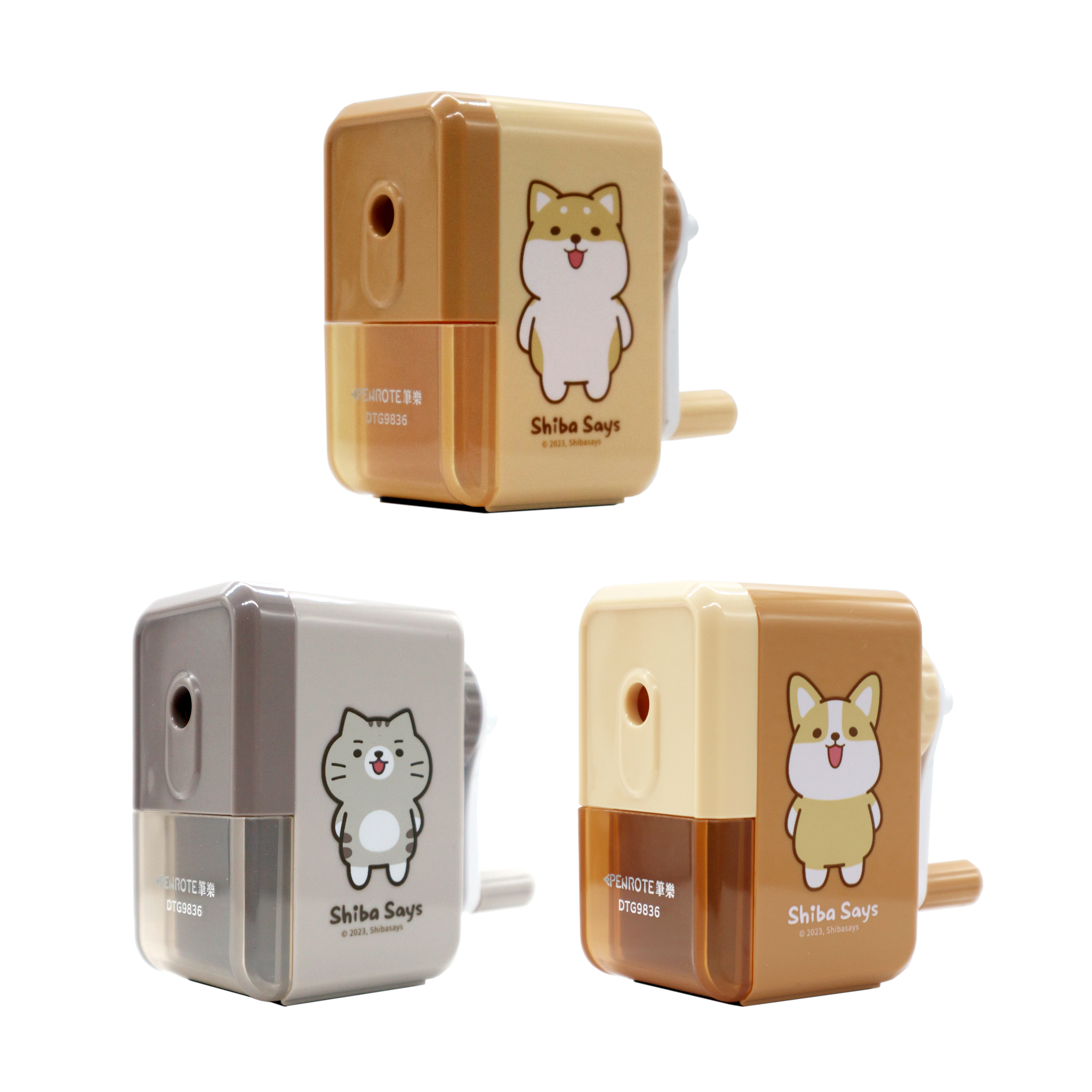 【PENROTE筆樂】柴語錄二段式削鉛筆機