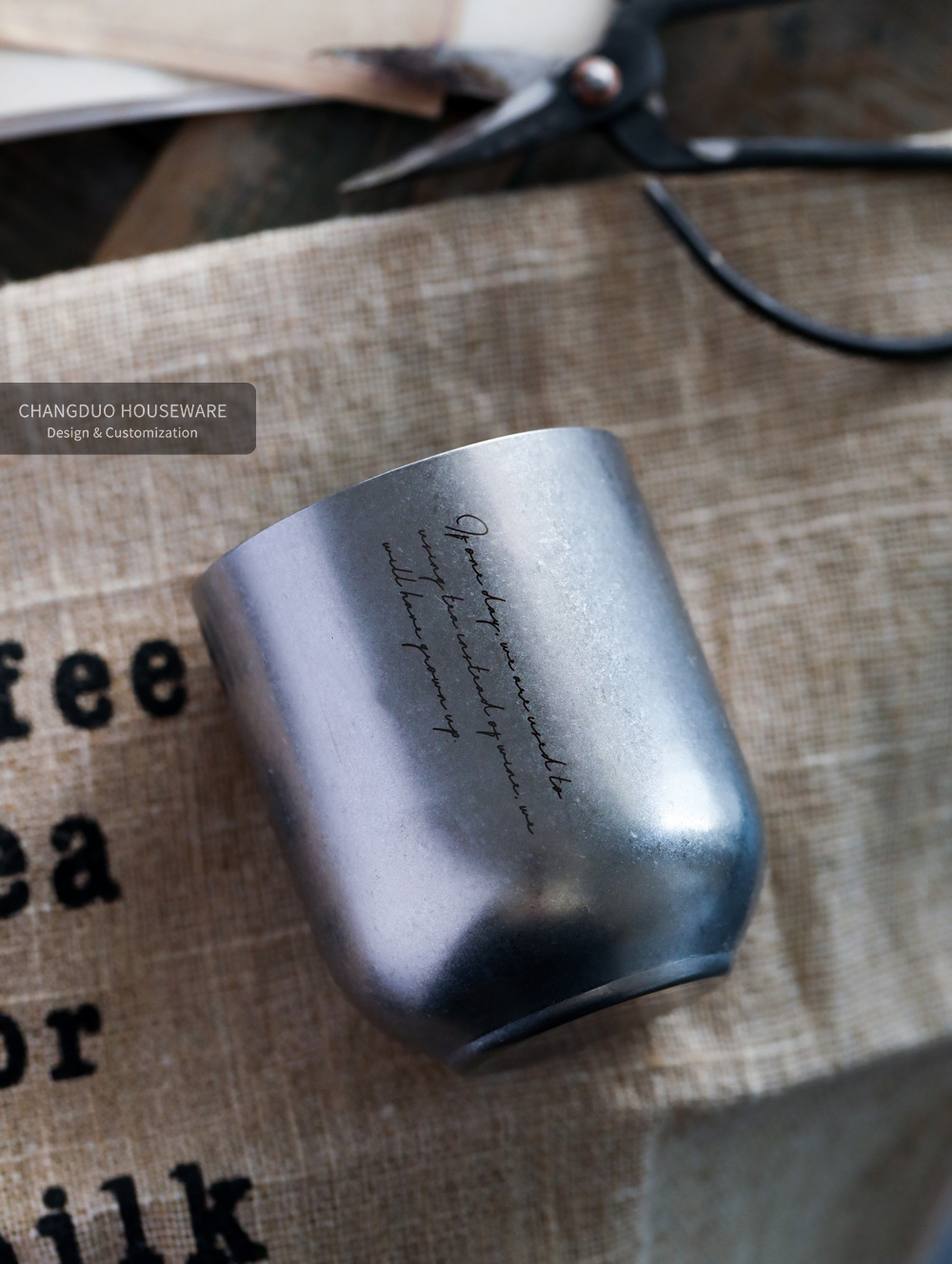 《3272》質感復古不鏽鋼杯子隨手杯