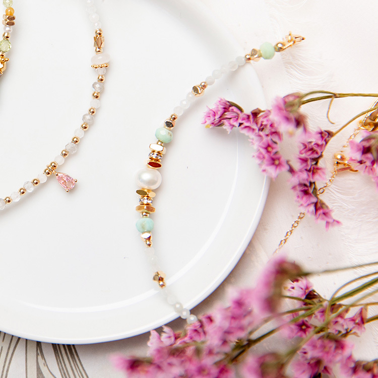 《官網限定》｜健康｜蜜糖樂園 – 珍珠緬甸玉 – 手鍊