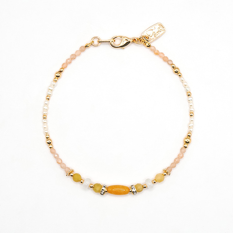 《官網限定》｜財運｜橙光 – 黃玉 – 手鍊