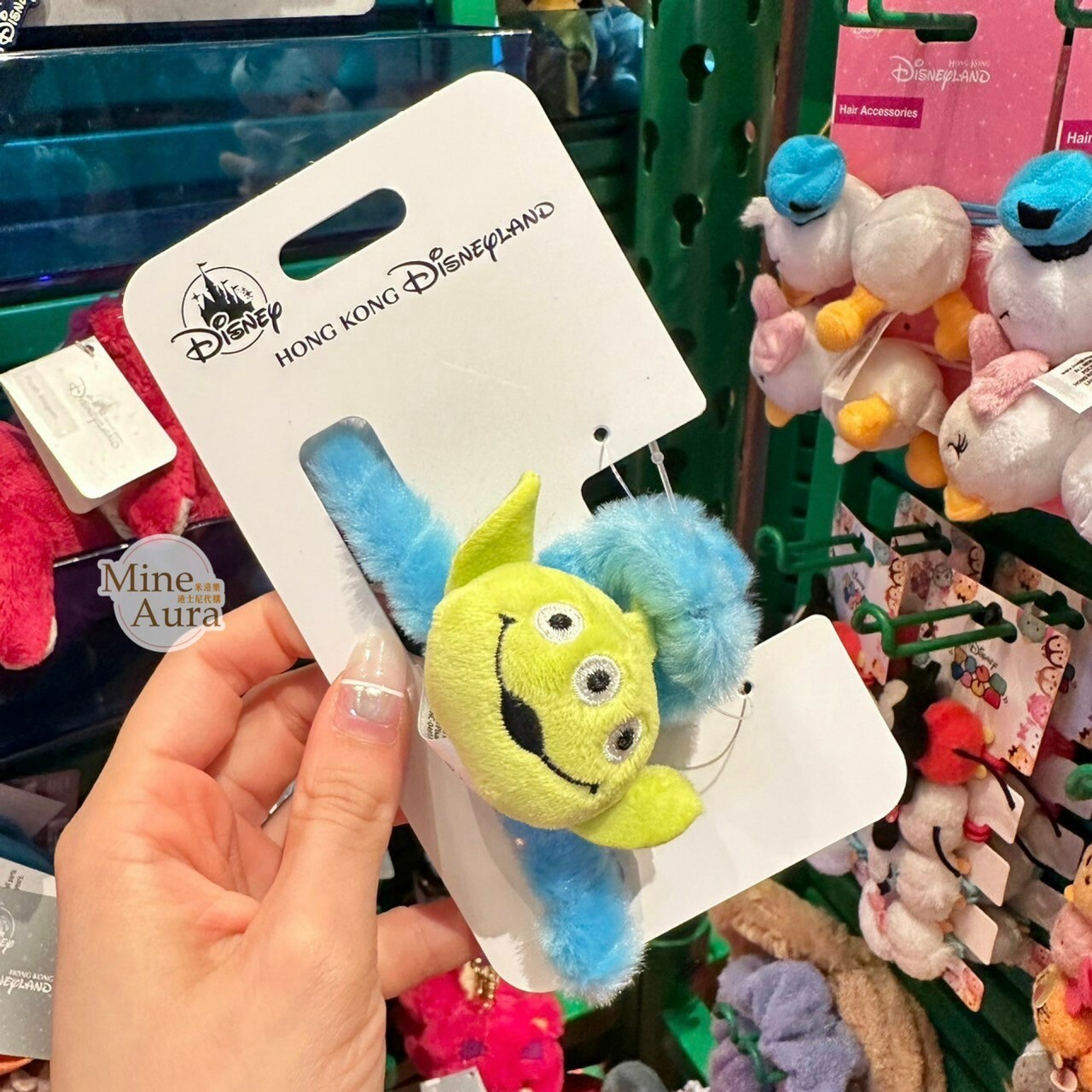 三眼怪 Alien 大頭造型 絨毛 髮夾 髮抓 鯊魚夾 玩具總動員 Toy Story -香港迪士尼樂園