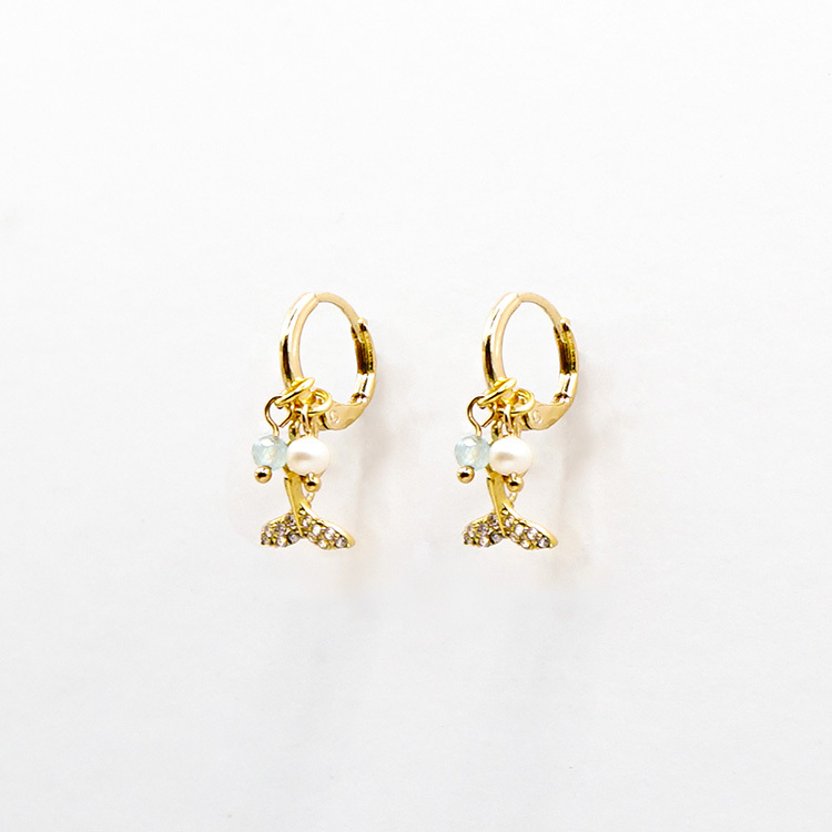 《官網限定》浪漫人魚夢 – 珍珠磷灰石 – 多戴式耳環