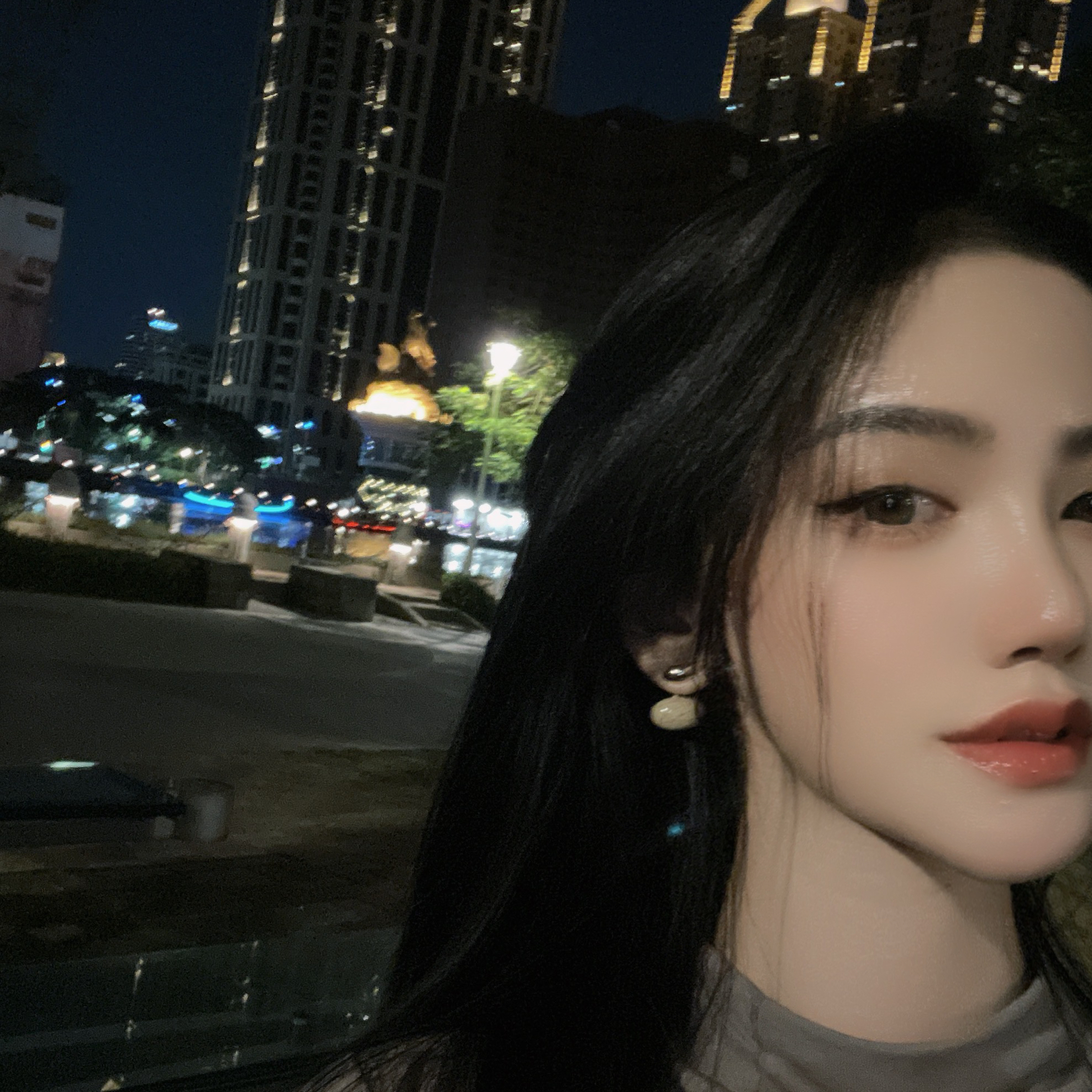 美拉德系列 金豆後扣耳釘墜｜