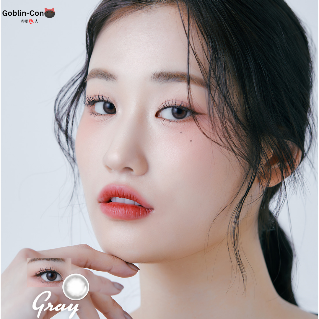 [日拋] Lensme Akma 1 Day LOVABLE Gray 彩妝隱形眼鏡｜每盒30片
