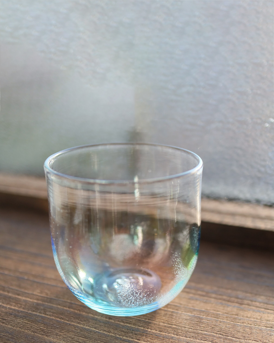 手工玻璃 清酒杯 彩｜職人 梶川 聡子