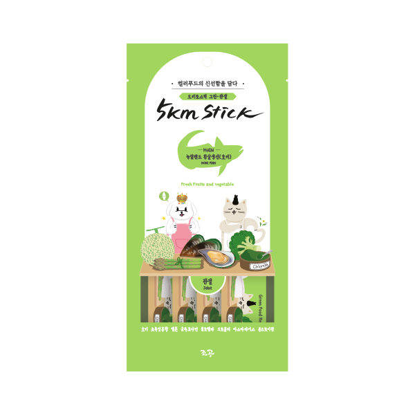 5KM Stick | 犬貓用營養蔬果肉泥-長尾鱈魚(骨關節)