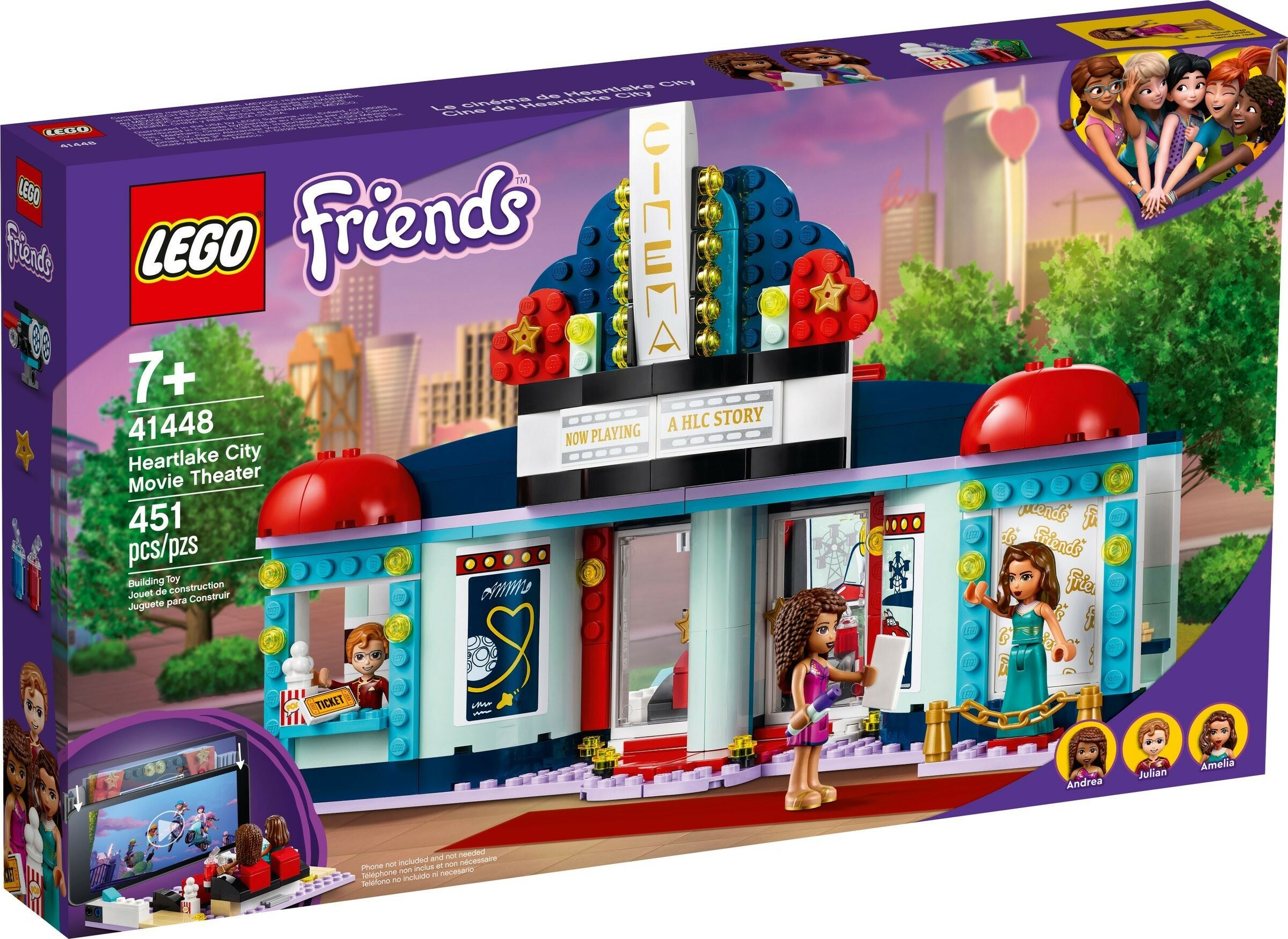 樂高積木 LEGO《 LT 41448 》Friends 姊妹淘系列 - 心湖城電影院