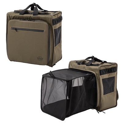 日本Mandarine Brothers 可外展寵物背包- 卡其