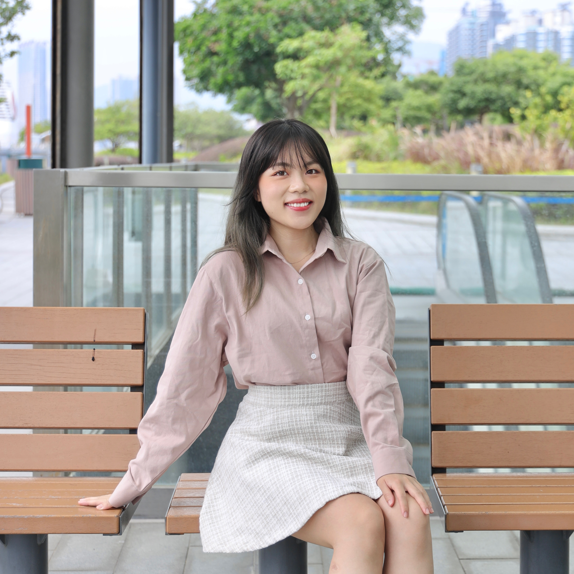 ||TOP437||短身反領秋系恤衫外套TOP