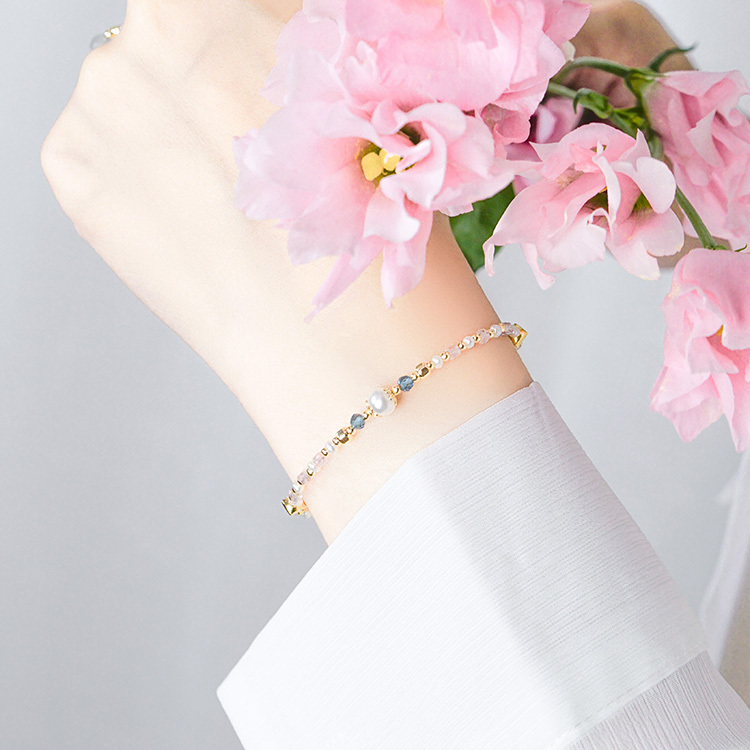 《官網限定》｜桃花｜愛情再見 – 草莓磷灰石 – 手鍊