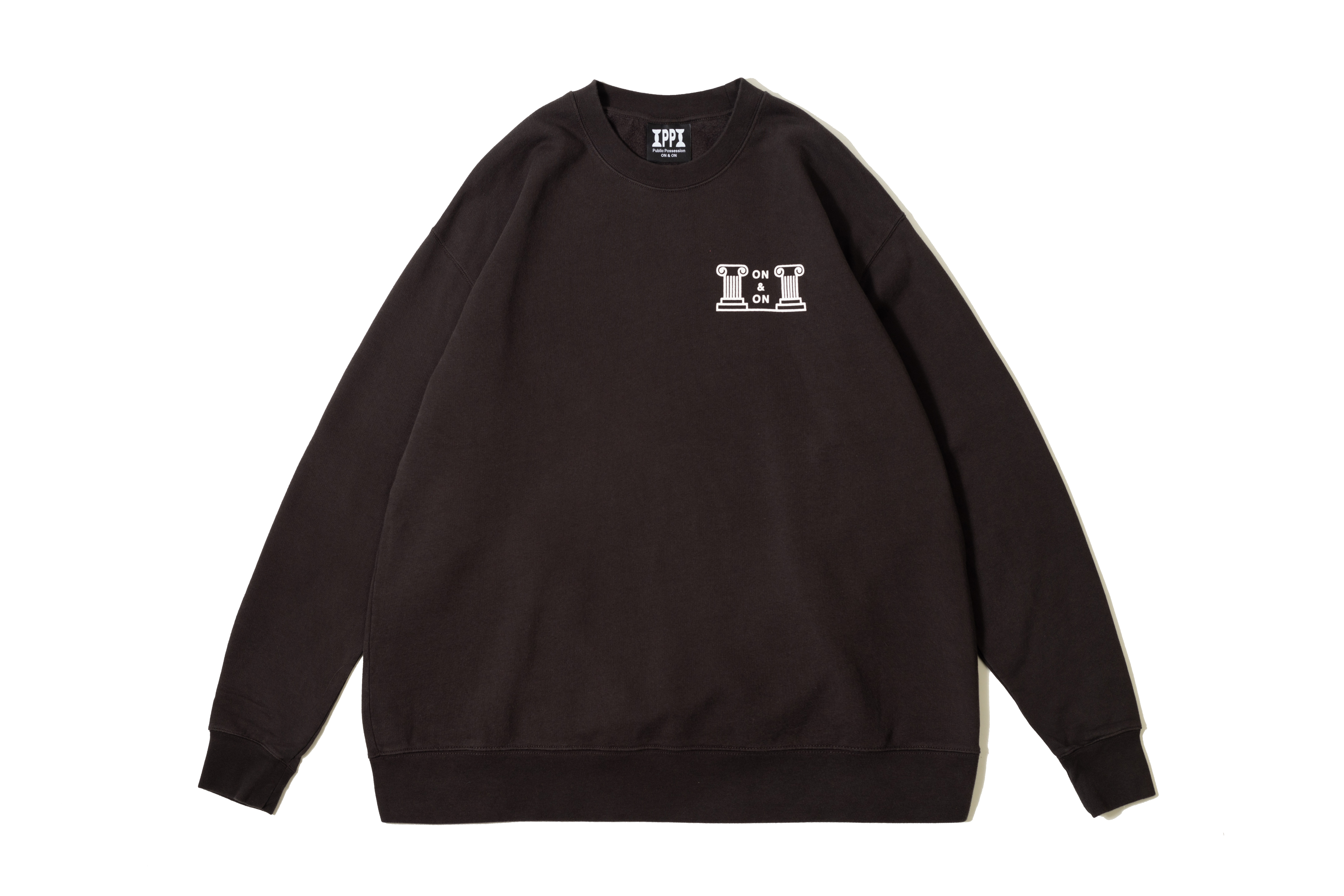 PUBLIC POSSESSION "P SÄULE CREWNECK" (Brown)