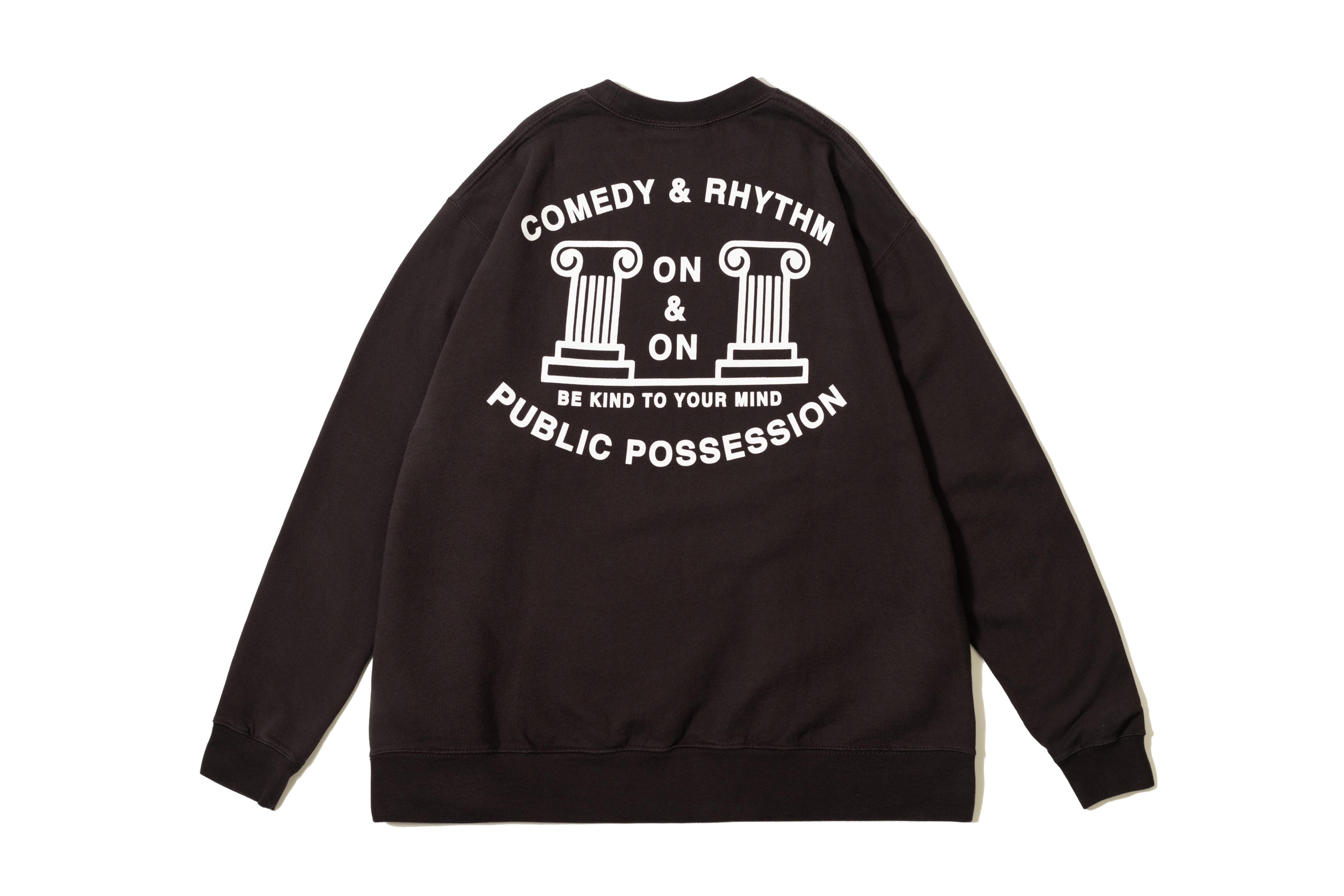 PUBLIC POSSESSION "P SÄULE CREWNECK" (Brown)