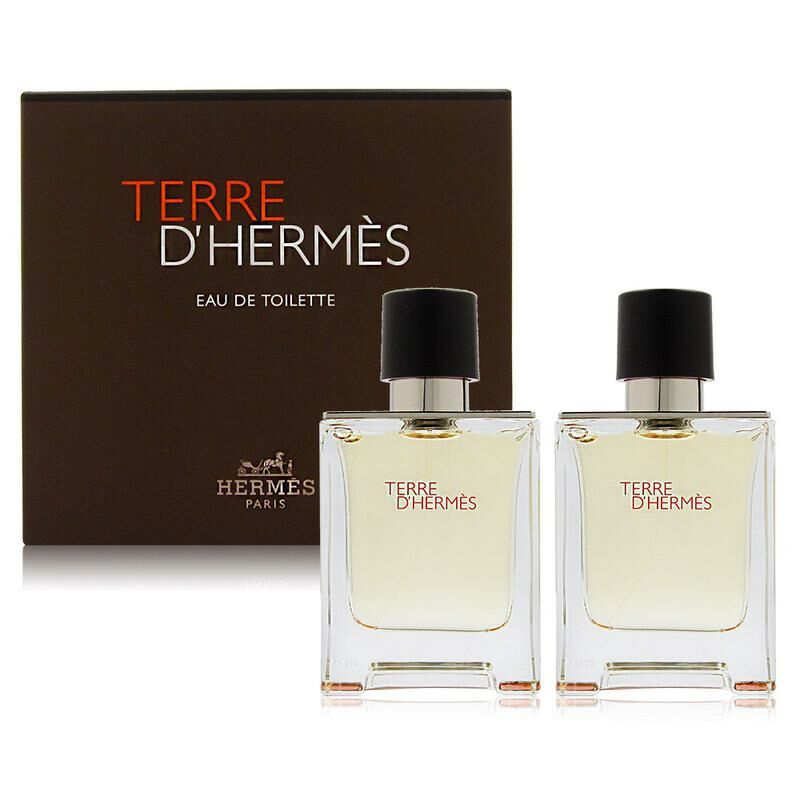 【即期商品出清】 Hermes 愛馬仕 大地淡香水 50ml 二入禮盒組(50ml*2入) 效期:2026.07